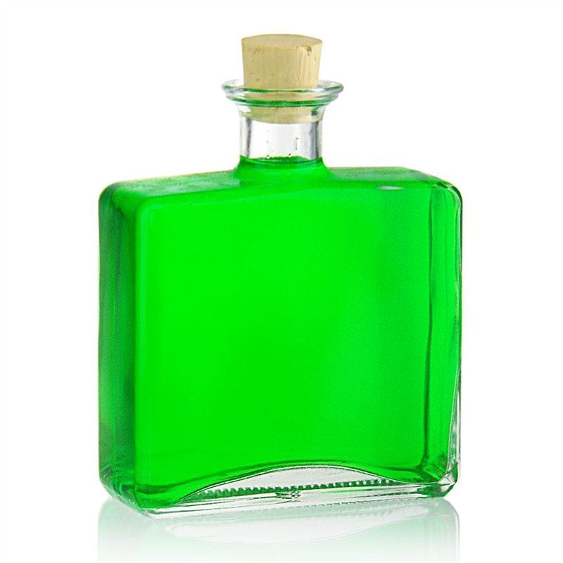 500 ml klaaspudel 'Julia', ristkülikukujuline, ava: kork 500 ml klaaspudel 'Julia', ristkülikukujuline, ava: kork