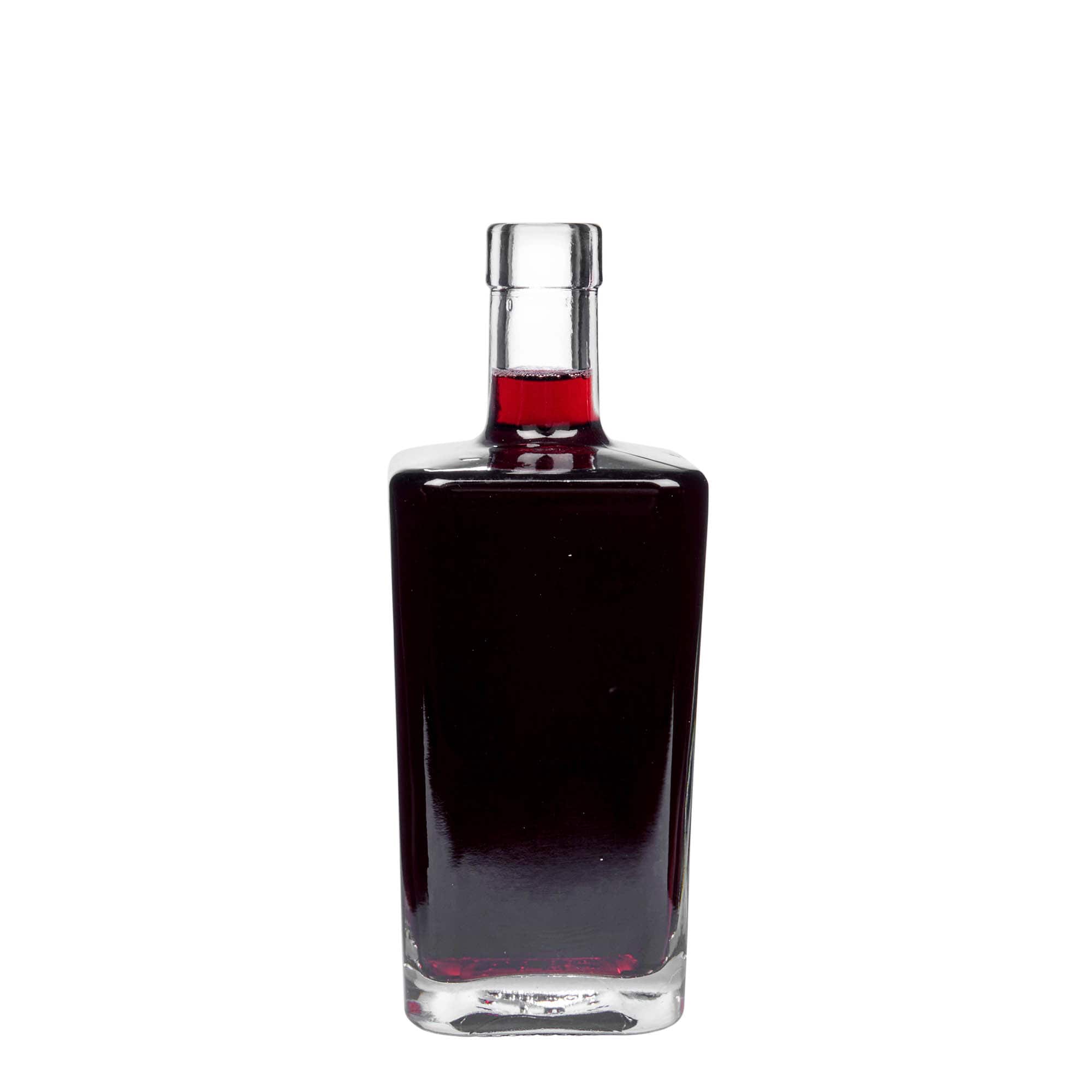 500 ml klaaspudel 'Noel', ruudukujuline, sulgur: kork