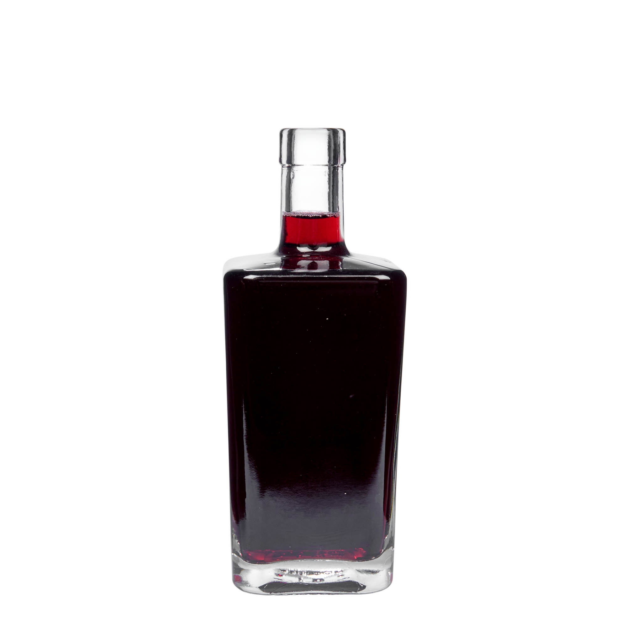 500 ml klaaspudel 'Noel', ruudukujuline, sulgur: kork