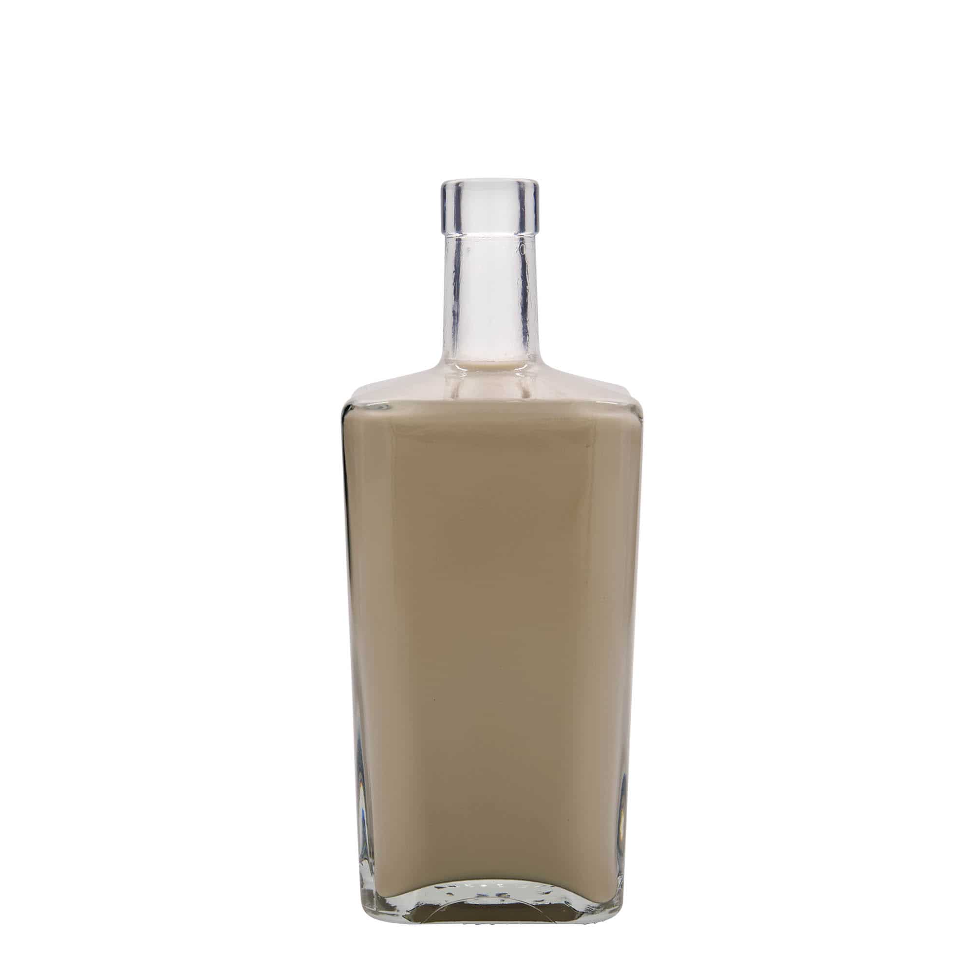 700 ml klaaspudel 'Noel', ruudukujuline, sulgur: kork