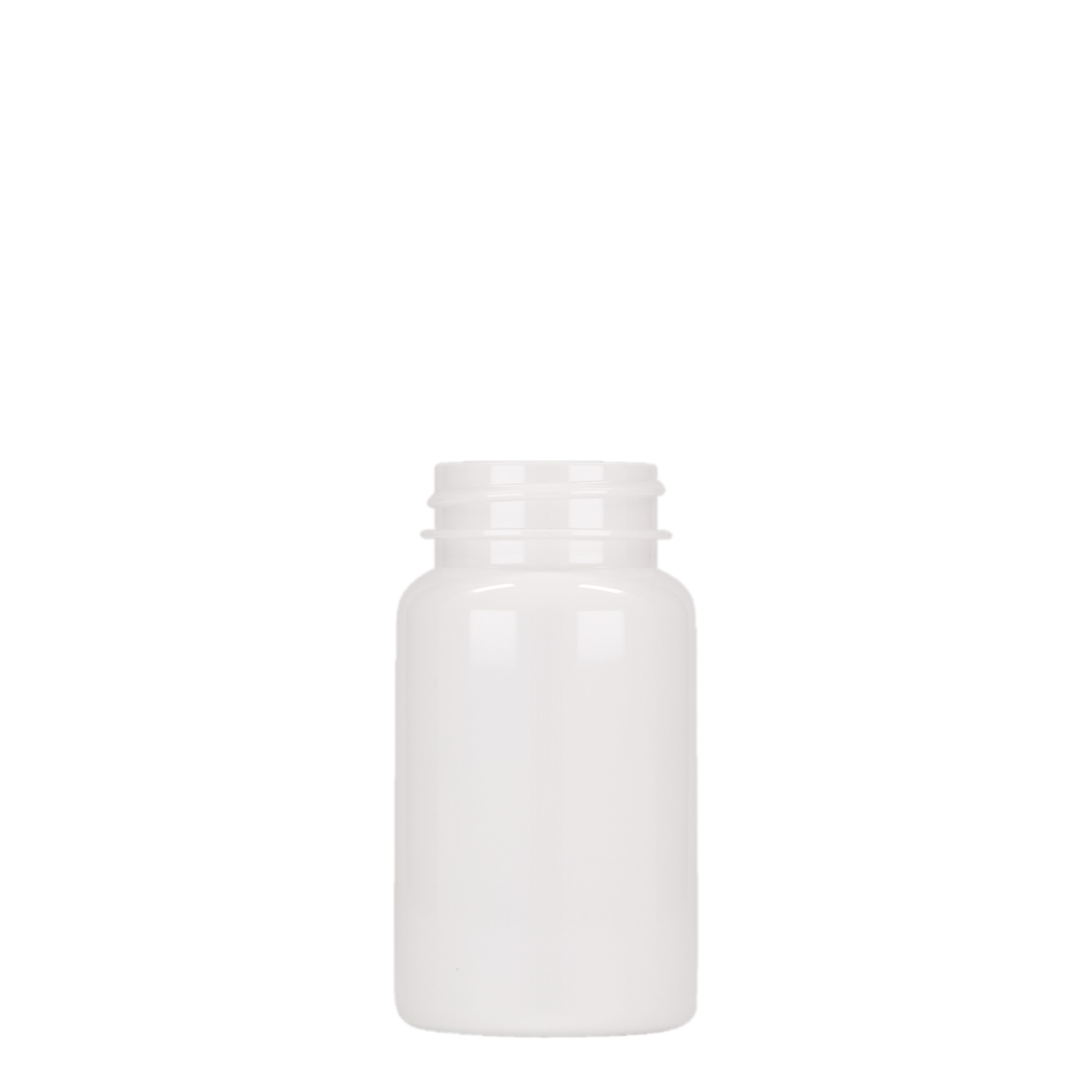 100 ml PET-pakk, plastik, valge, avaus: 38/400