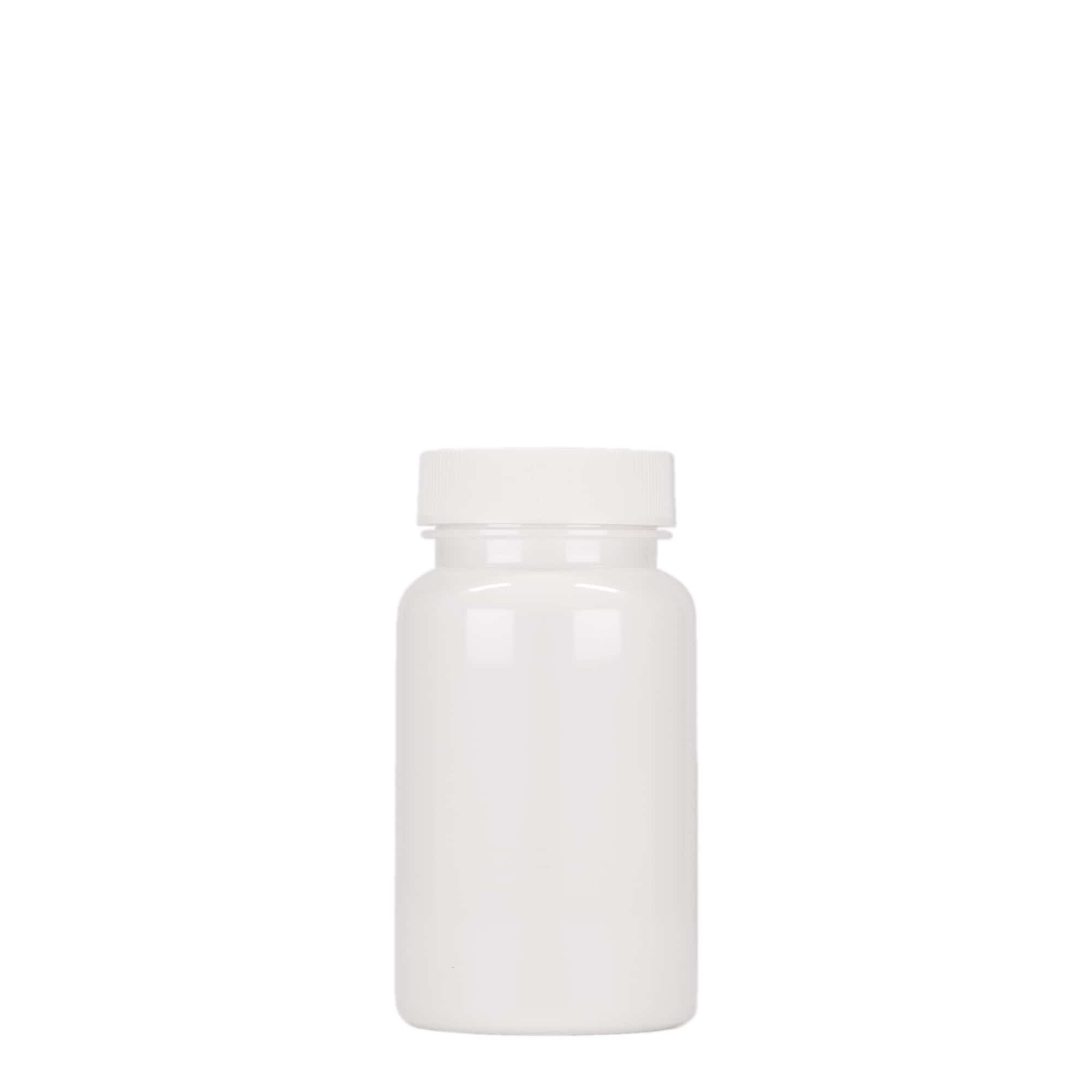 100 ml PET-pakk, plastik, valge, avaus: 38/400