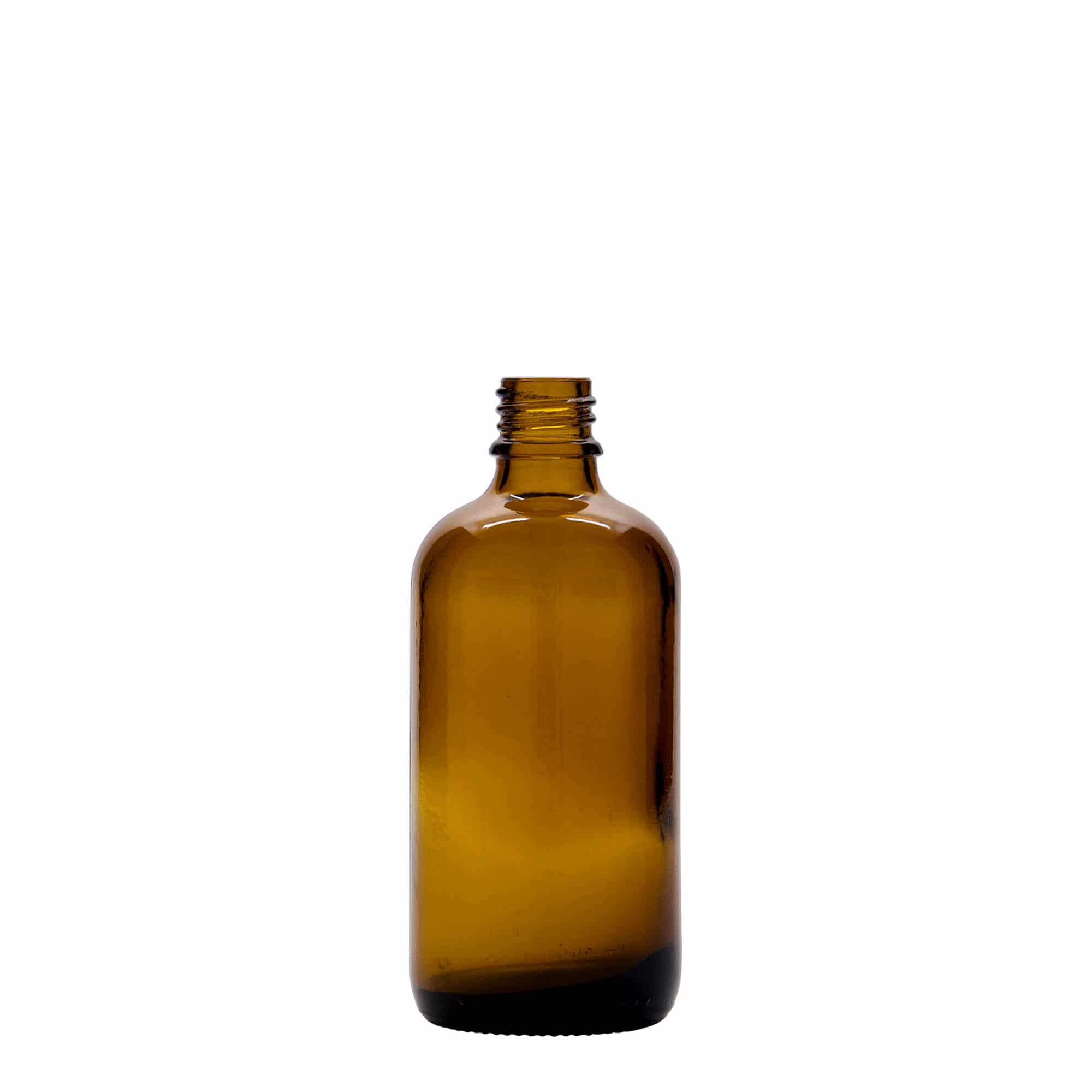 100 ml ravimi pihustuspudel, klaas, pruun, sulgur: DIN 18