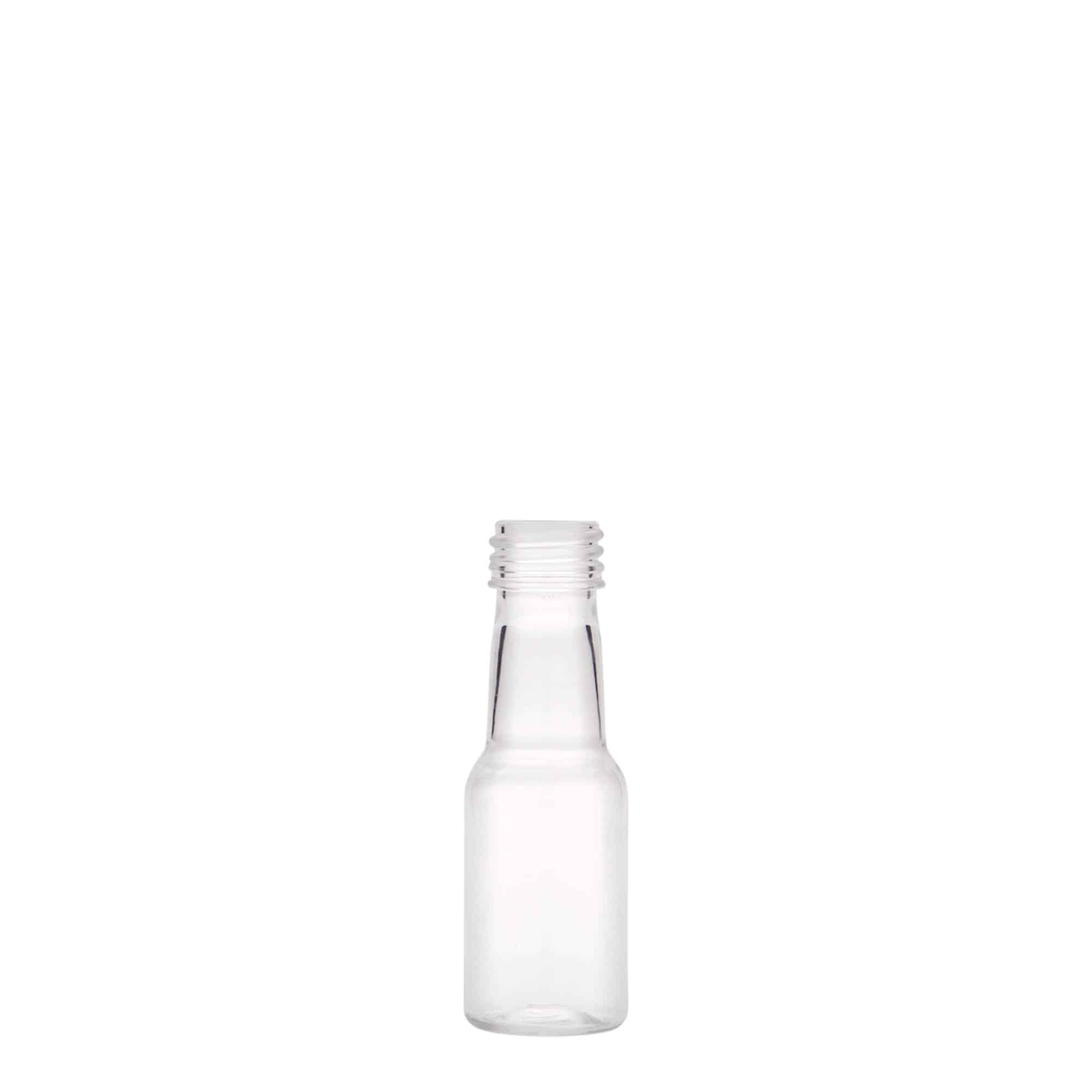 20 ml PET-pudel 'Theo', plast, sulgur: PP 18 20 ml PET-pudel 'Theo', plast, sulgur: PP 18