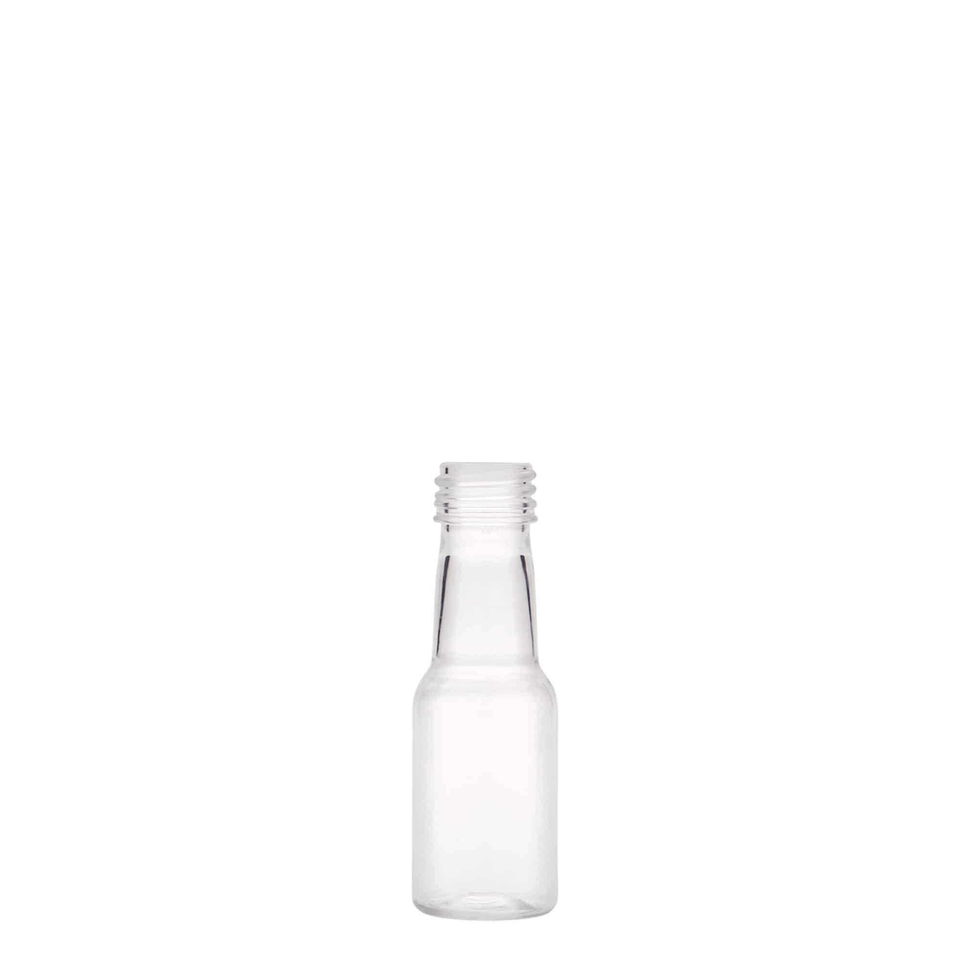20 ml PET-pudel 'Theo', plastik, kaelus: PP 18 20 ml PET-pudel 'Theo', plastik, kaelus: PP 18