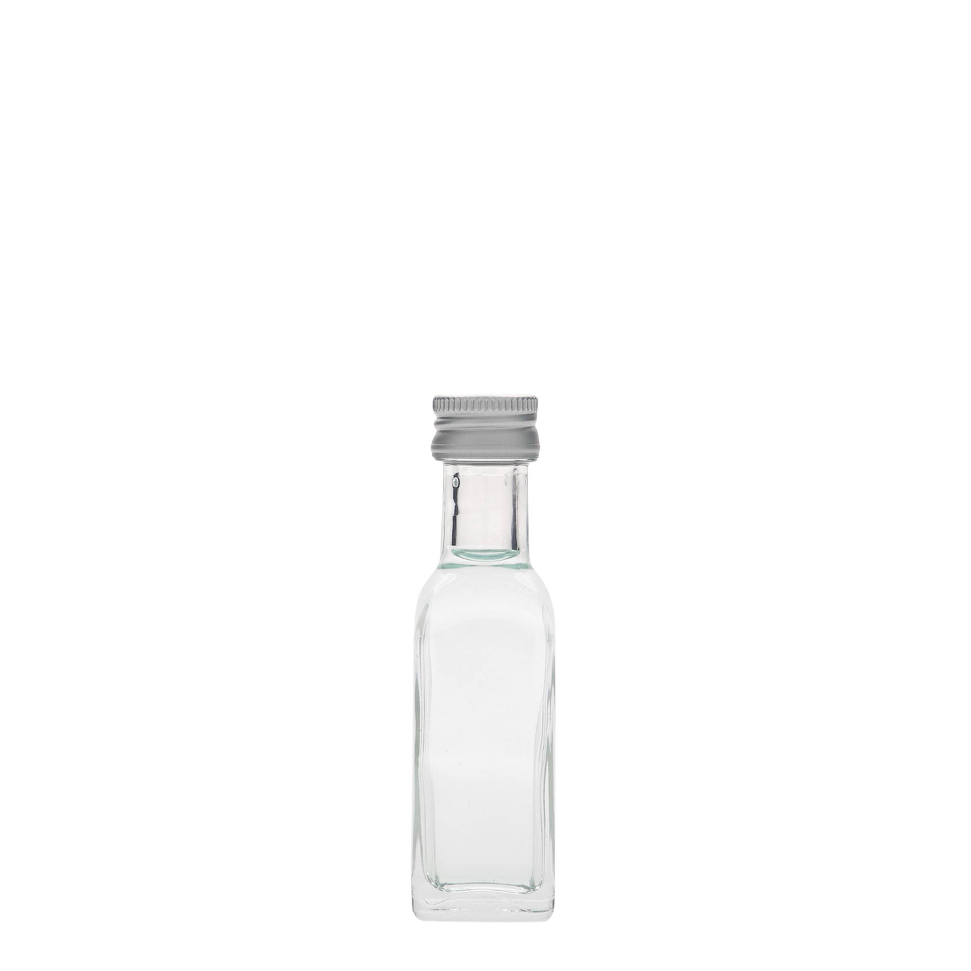 20 ml klaaspudel 'Marasca', ruudukujuline, suuava: PP 18
