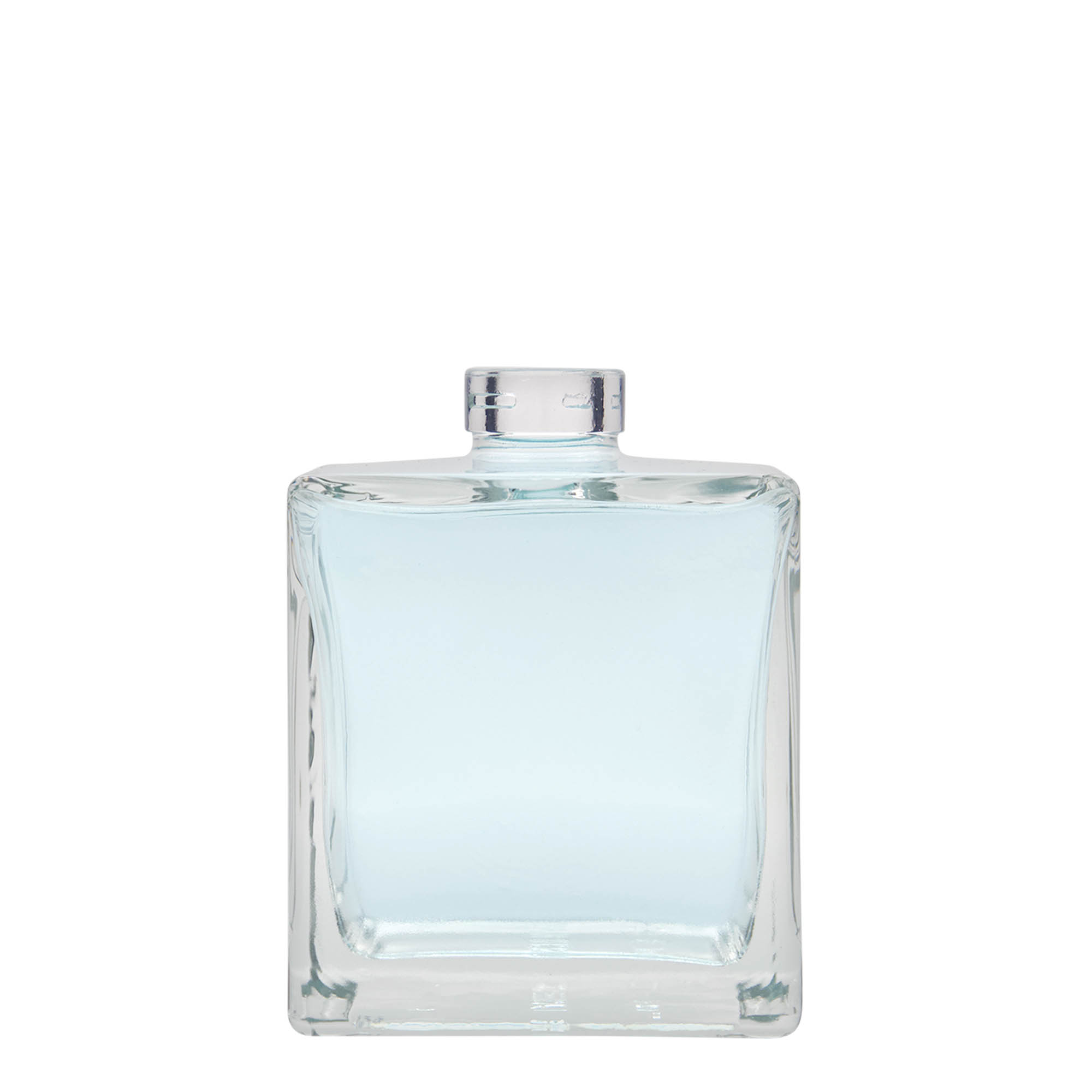 500 ml klaaspudel 'Cube', ruudukujuline, sulgur: kork