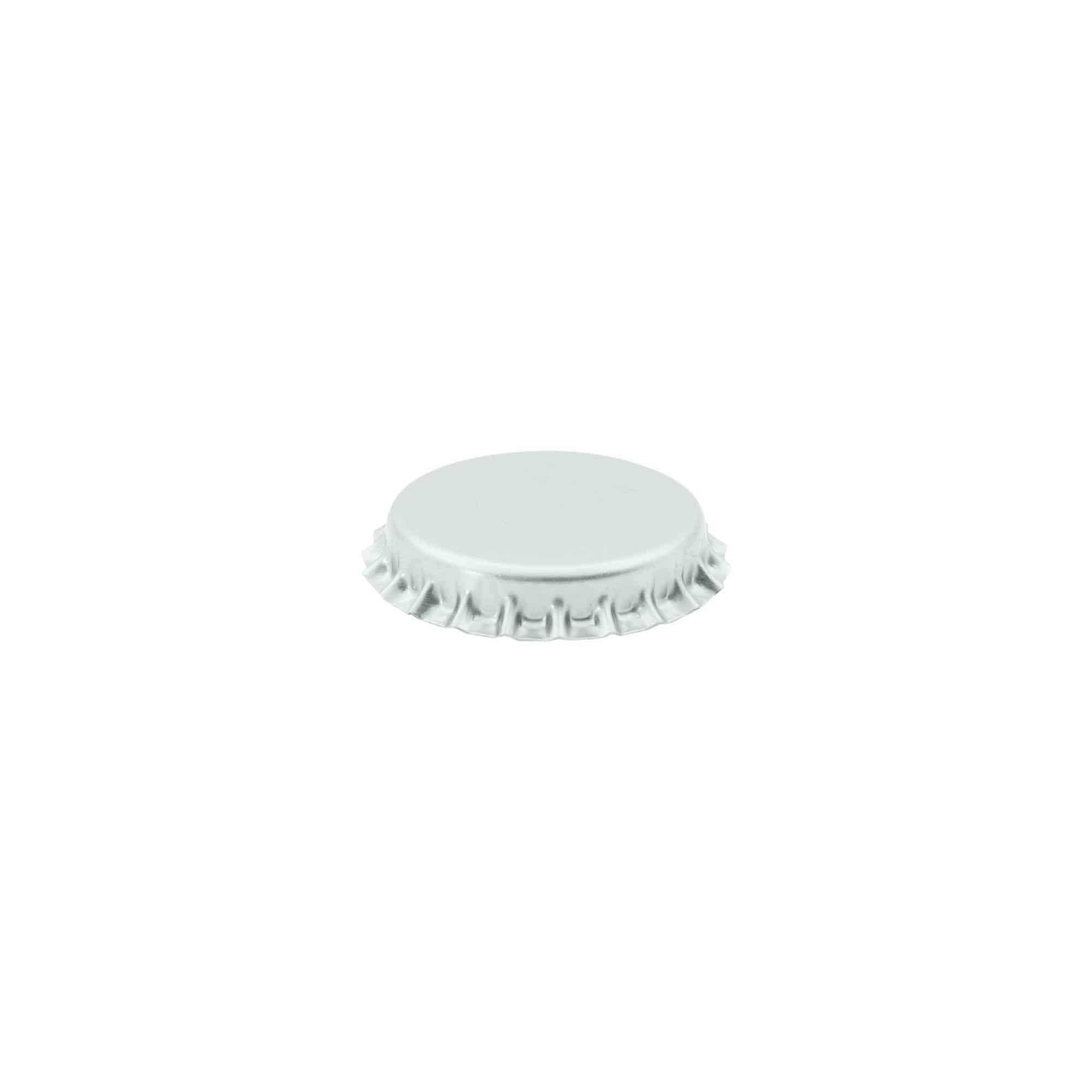 Kroonkork 29 mm, metall, hõbedane