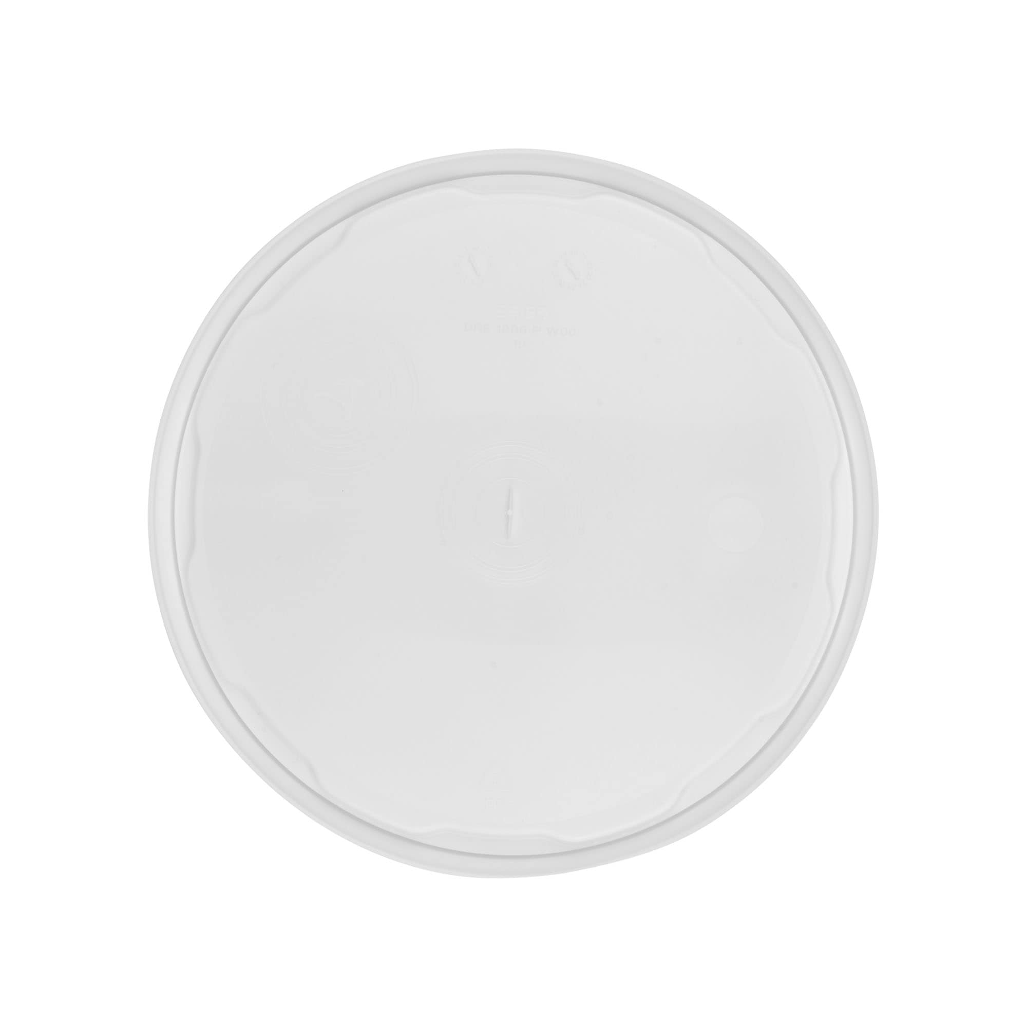 Kaas 10 l ämbrile, PP-plast, valge
