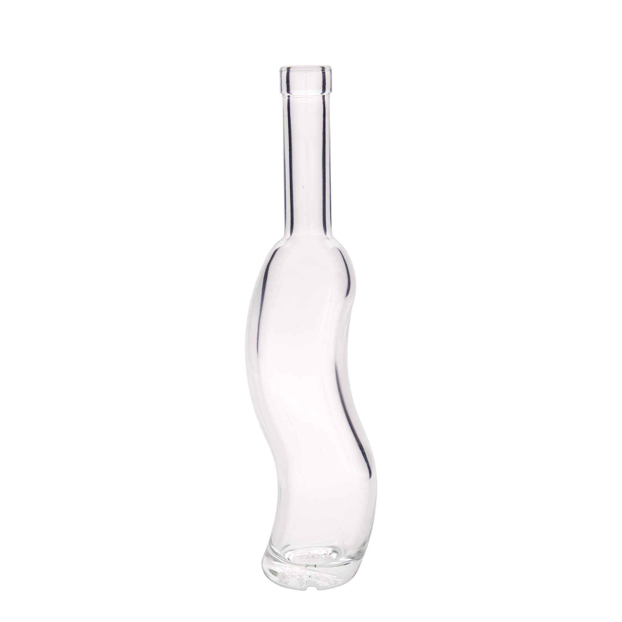 350 ml klaaspudel 'La-Ola', poolringikujuline, avaus: kork 350 ml klaaspudel 'La-Ola', poolringikujuline, avaus: kork