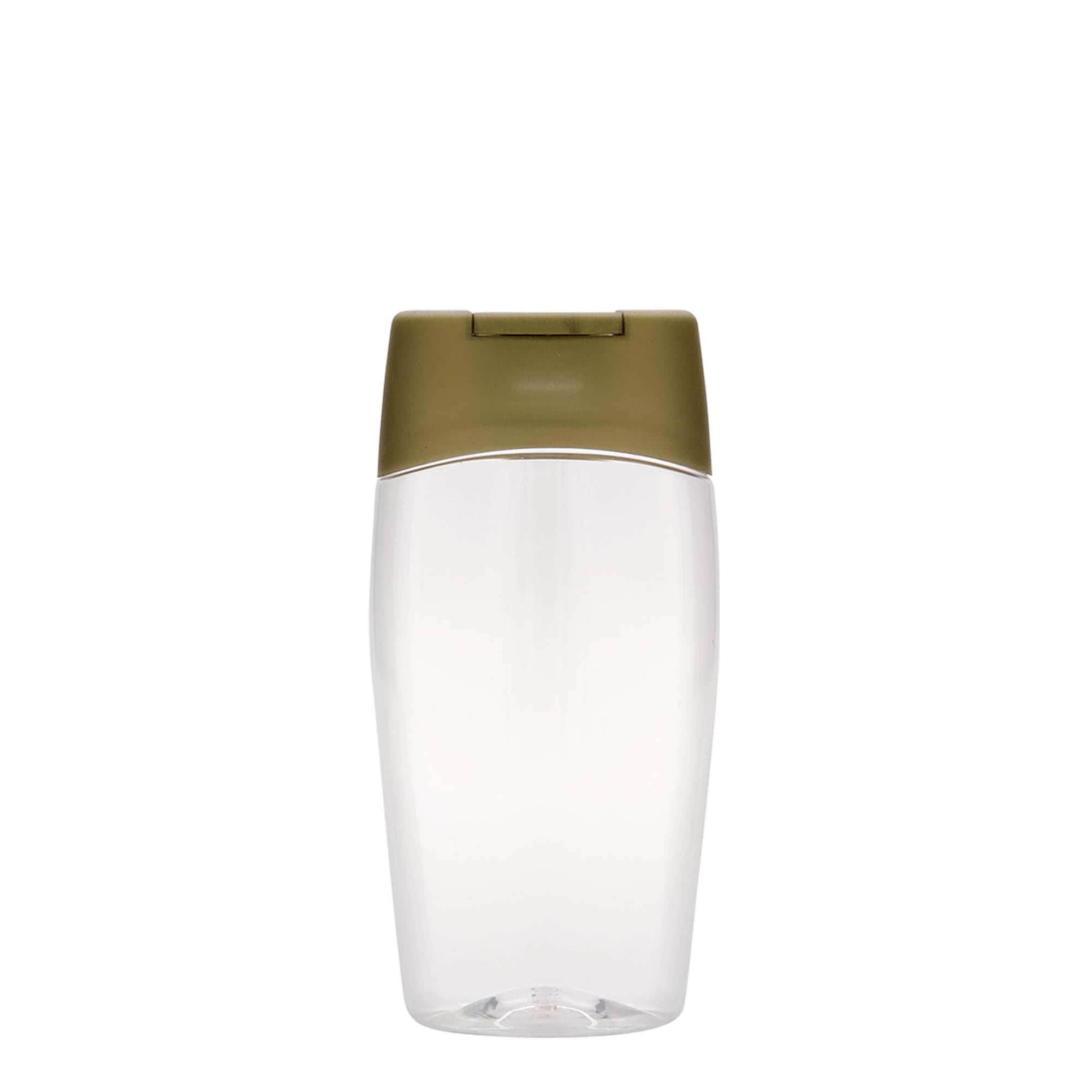200 ml PET-pudel 'Squeeze', ovaalne, plast