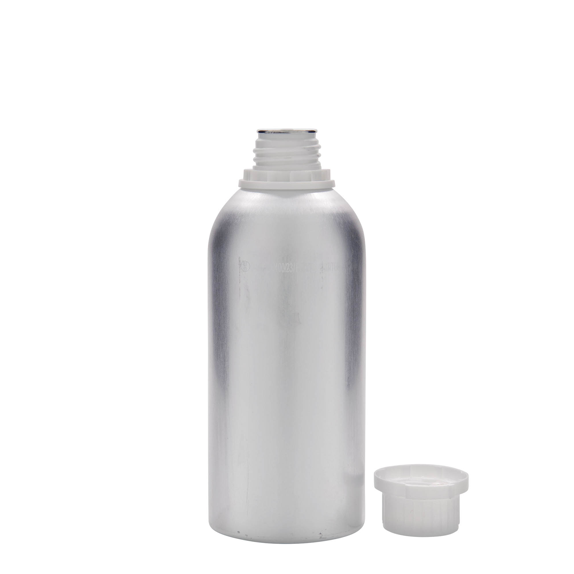 625 ml alumiiniumflakon, metall, hõbedane, suuava: DIN 32 625 ml alumiiniumflakon, metall, hõbedane, suuava: DIN 32