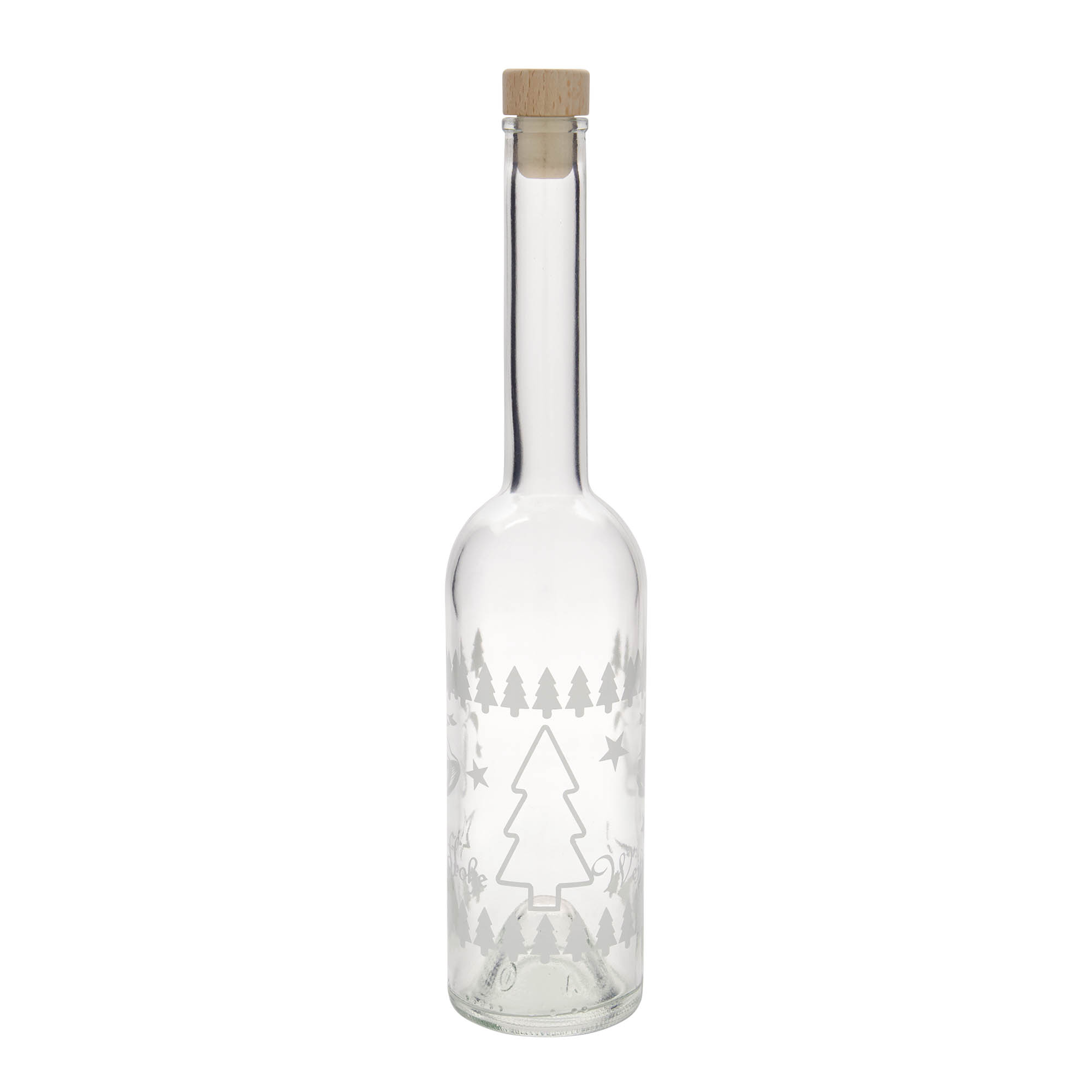 500 ml klaaspudel 'Opera', motiiv: Klassikaline jõuluaeg, suuava: kork 500 ml klaaspudel 'Opera', motiiv: Klassikaline jõuluaeg, suuava: kork