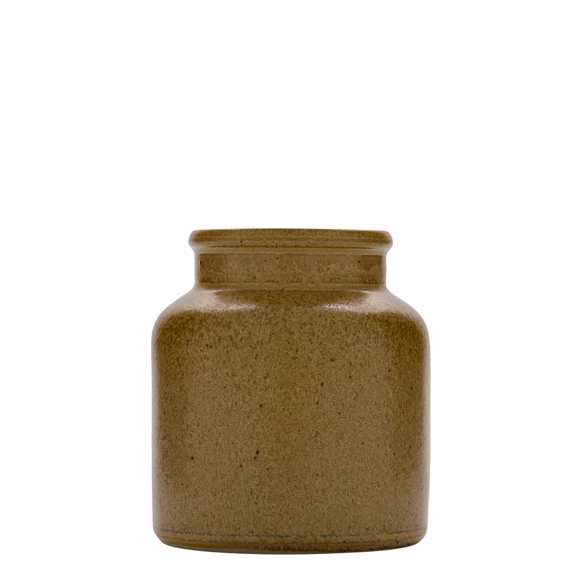270 ml keraamiline savipot, pruun-kristall, suuava: kaanega