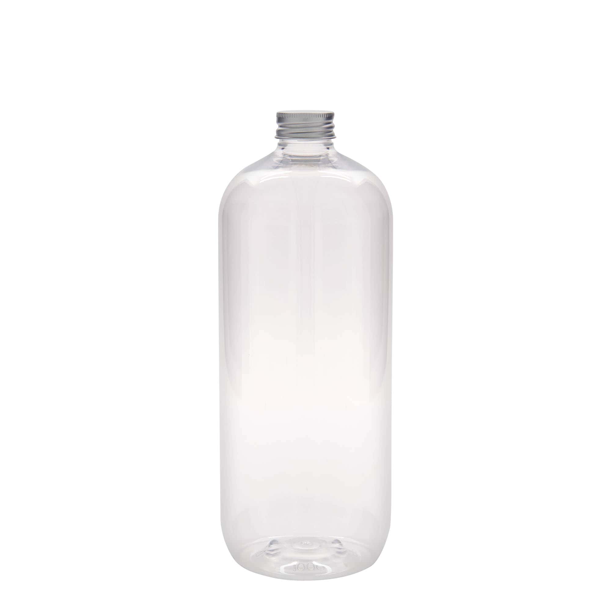 1000 ml PET-pudel 'Boston', plast, sulgur: GPI 28/410