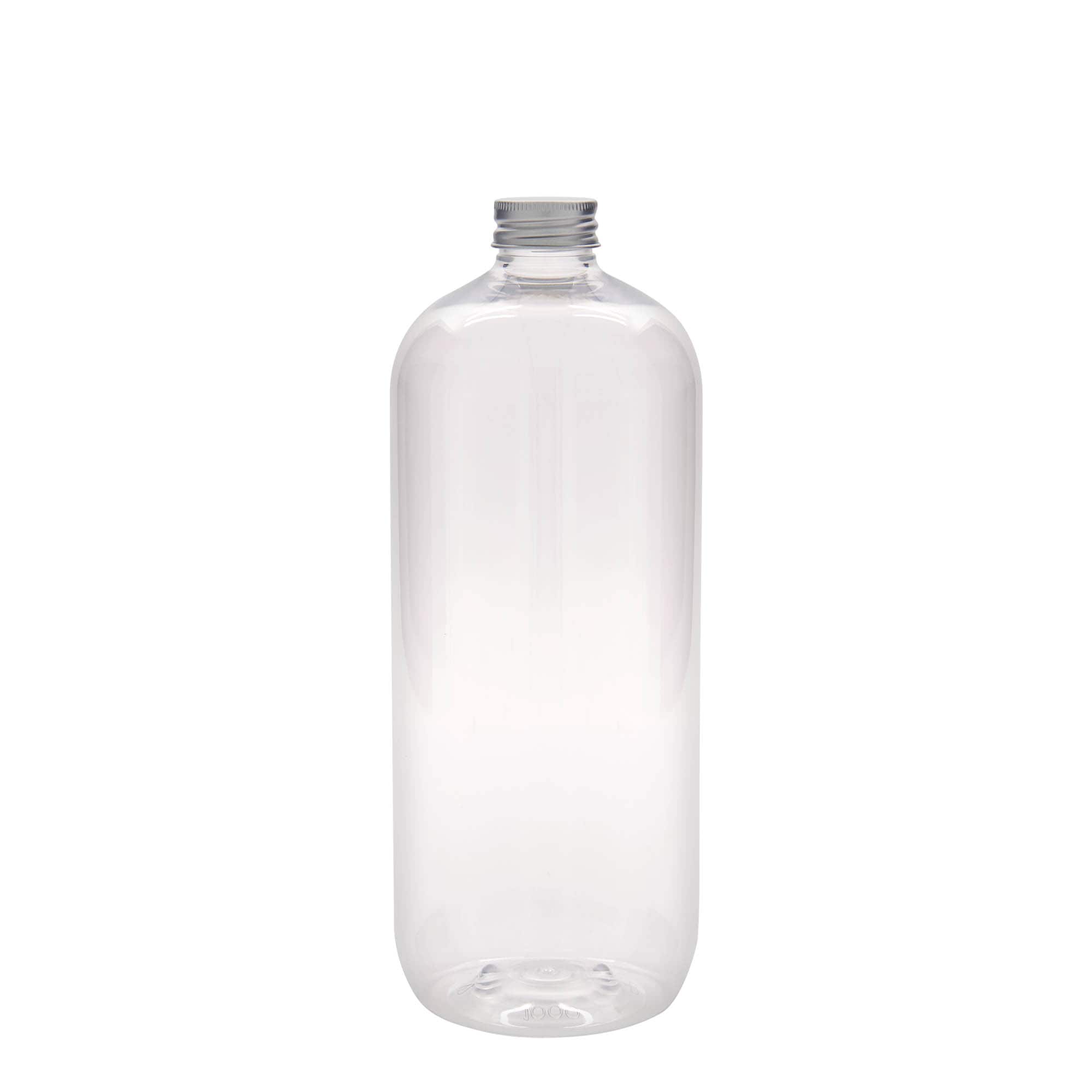 1.000 ml PET-pudel „Boston“, plastik, avale: 28/410
