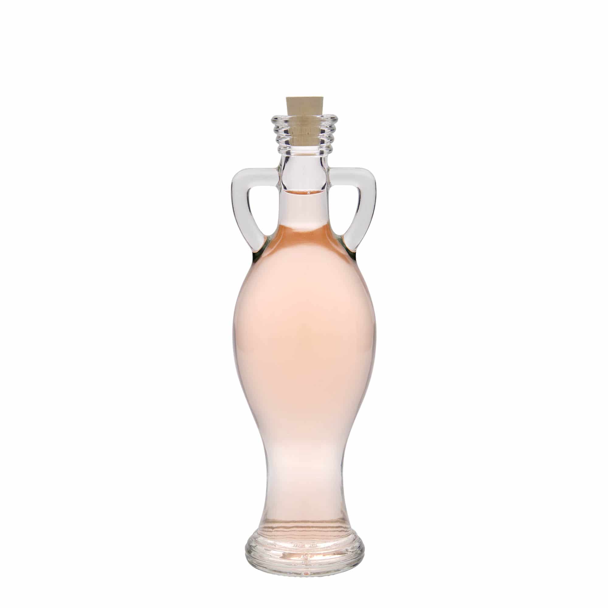 200 ml klaaspudel „Amphore“, avale: kork