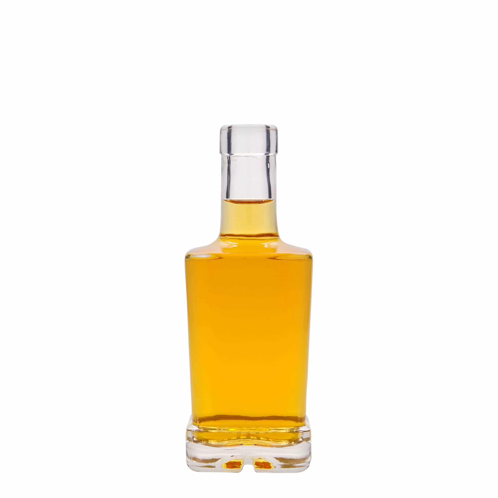 250 ml klaaspudel 'Rene', ruudukujuline, sulgur: kork