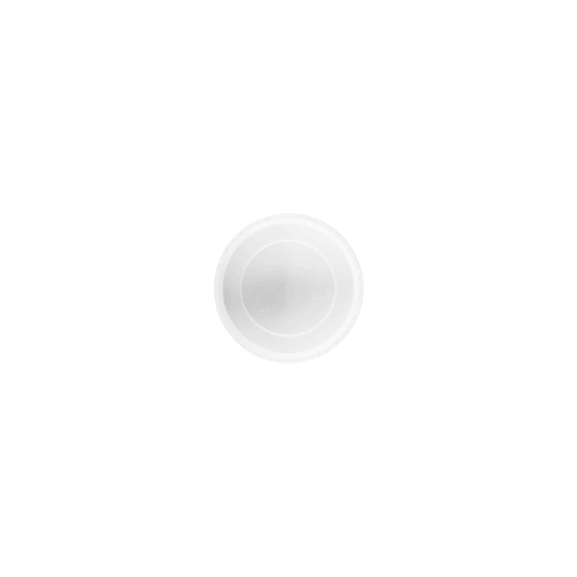 Keeratav kaas 5 ml 'Bianca' jaoks, PP-plast, valge