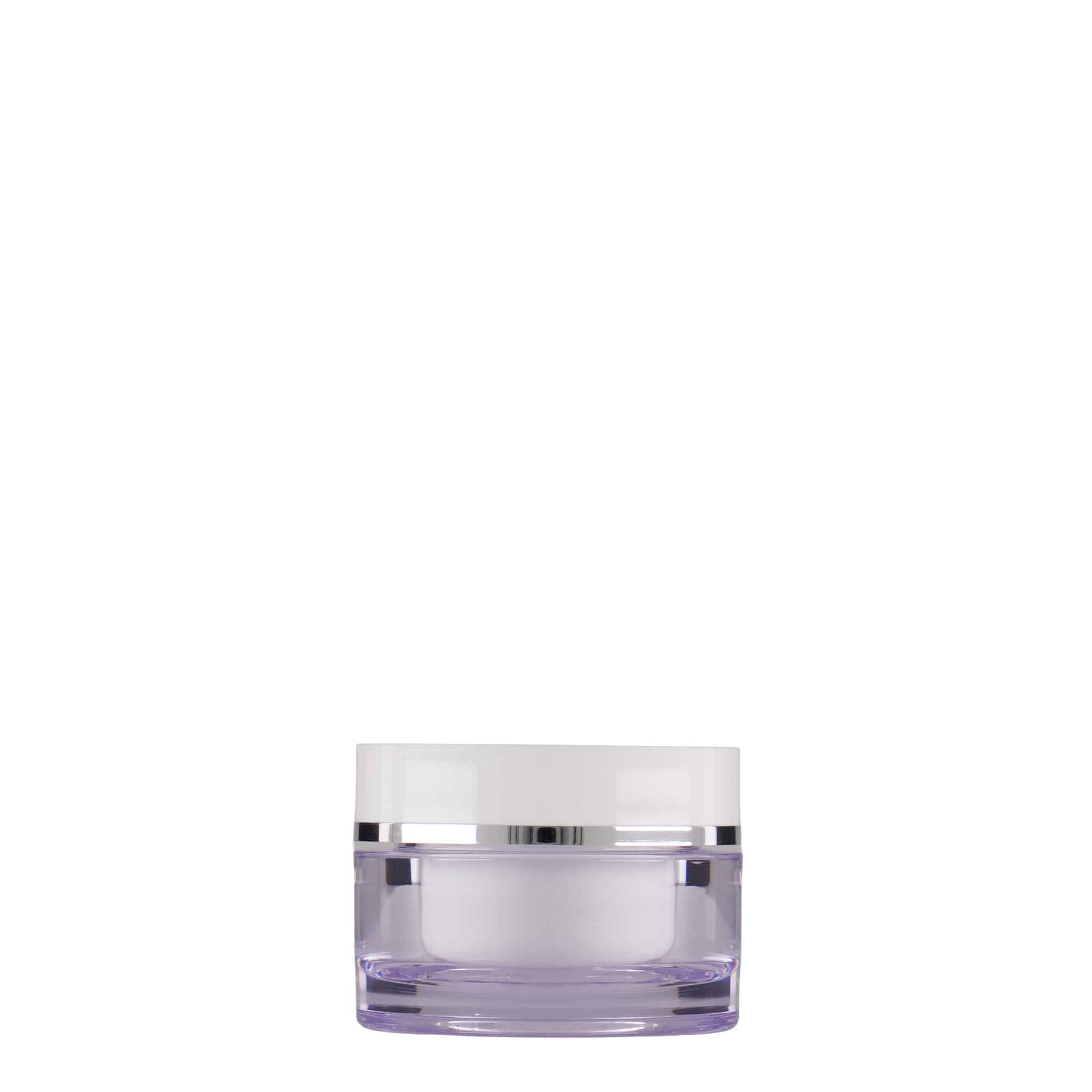 10 ml toos, SAN-plast, valge, sulgur: keeratav kaas