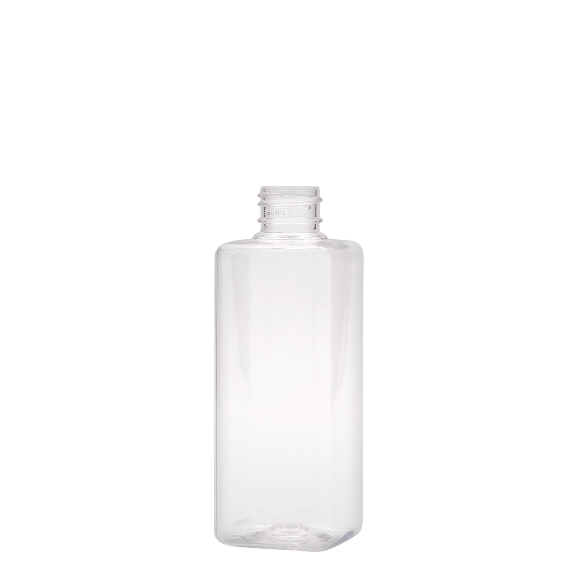 200 ml PET-pudel 'Karl', ruudukujuline, plast, sulgur:  24/410