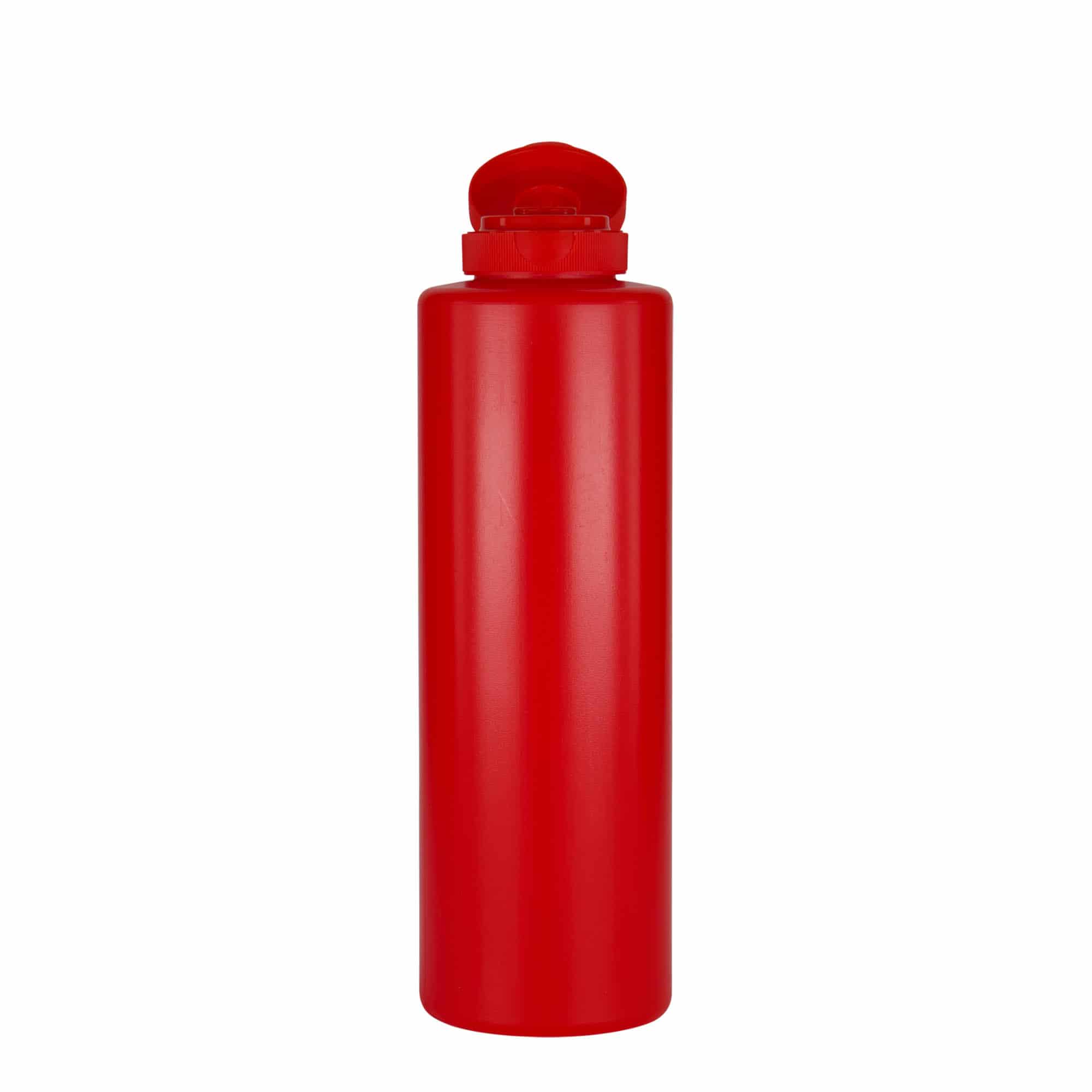 500 ml kastmepudel, LDPE-plast, punane, sulgur: GPI 38/400