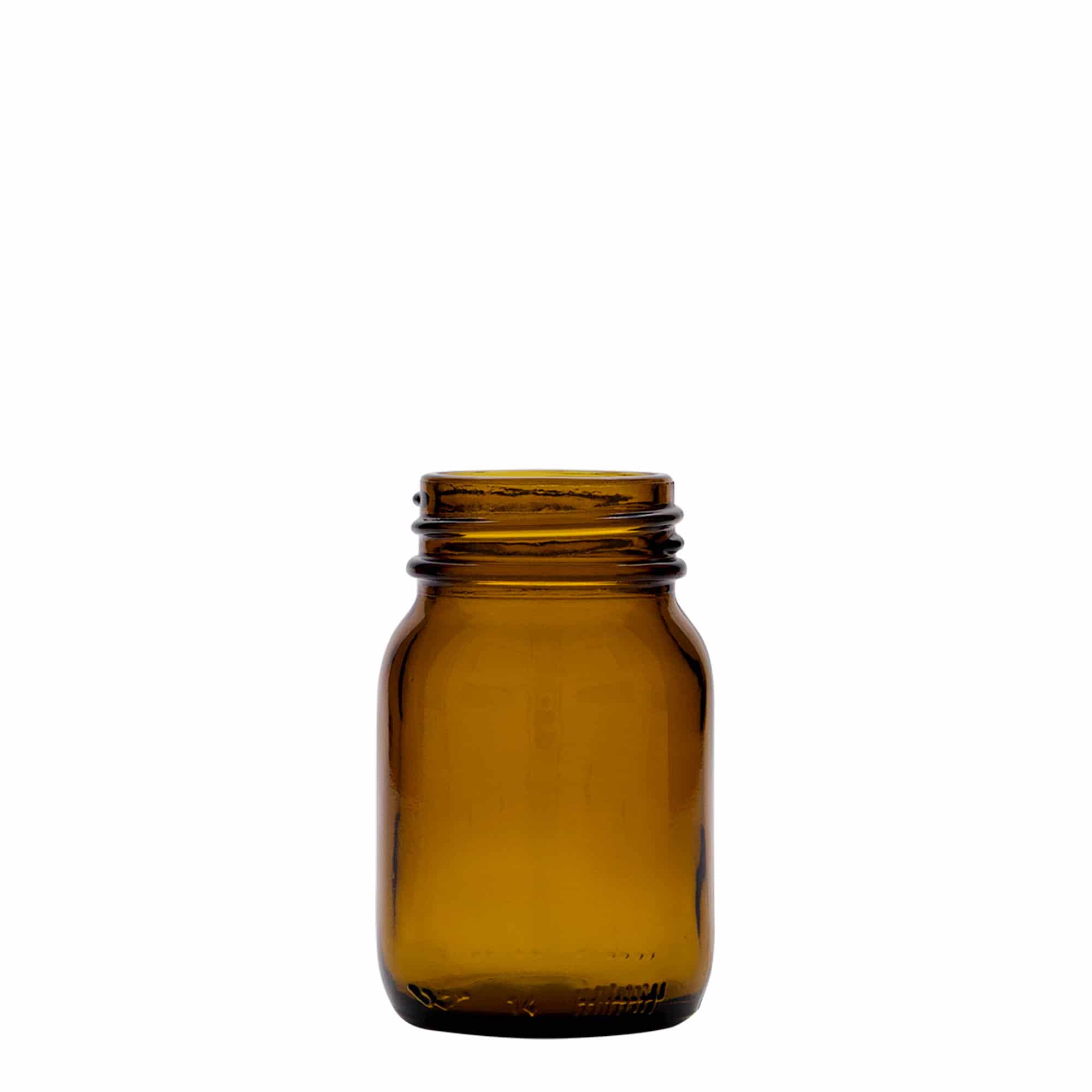 75 ml laia kaelaga purk, pruun, sulgur: DIN 40