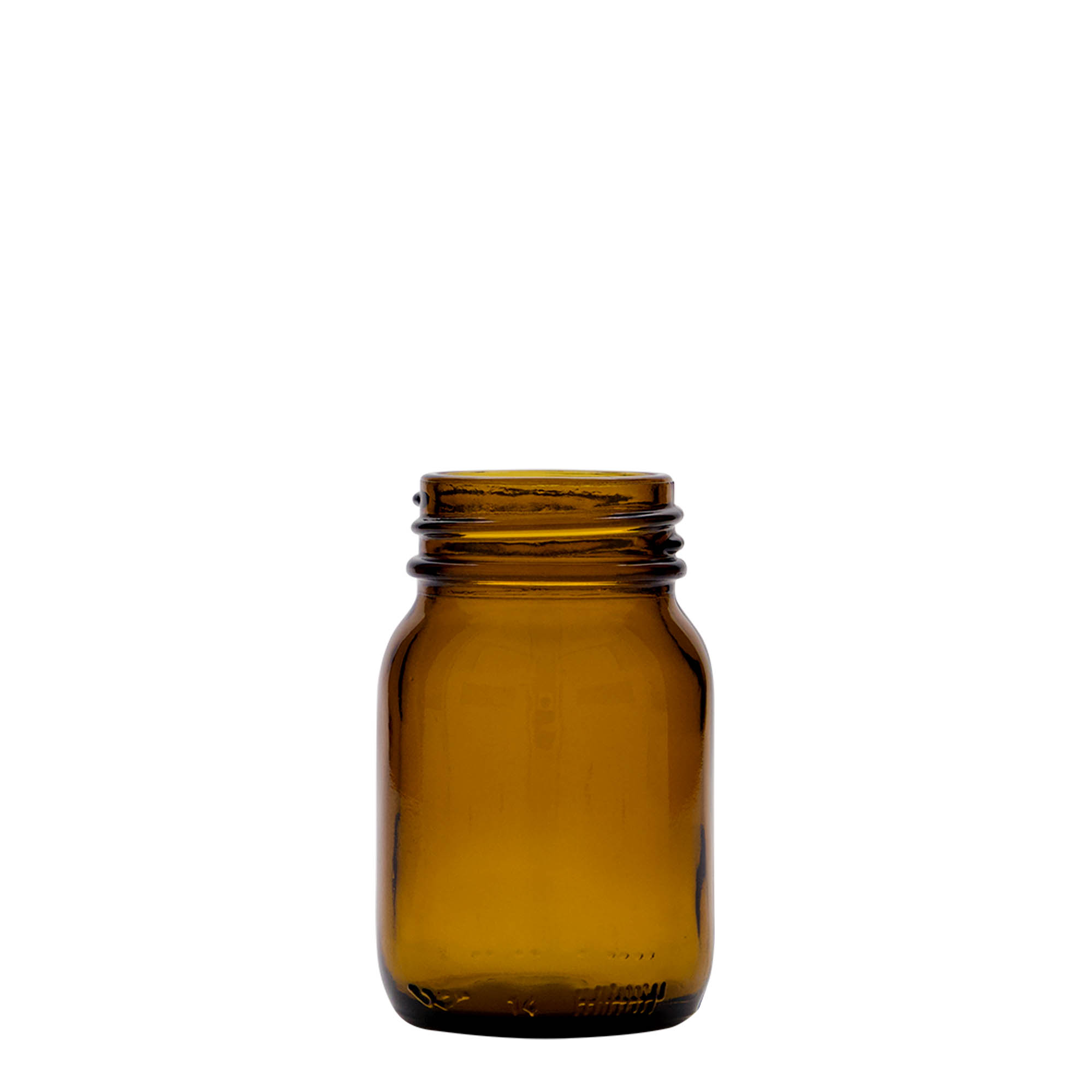 75 ml laiakaelne klaas, pruun, ava: DIN 40 75 ml laiakaelne klaas, pruun, ava: DIN 40
