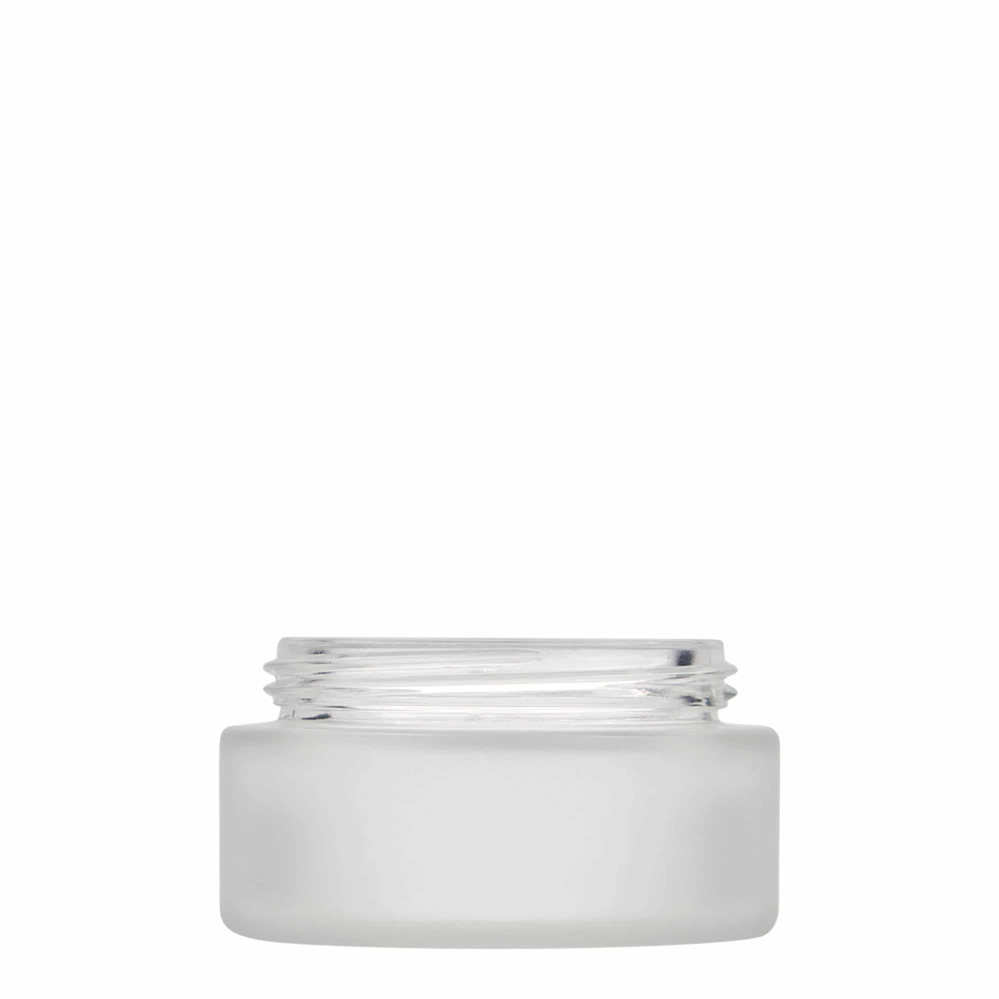 100 ml kosmeetikapurk 'Platin Edition', klaas, matt, sulgur: keeratav kaas