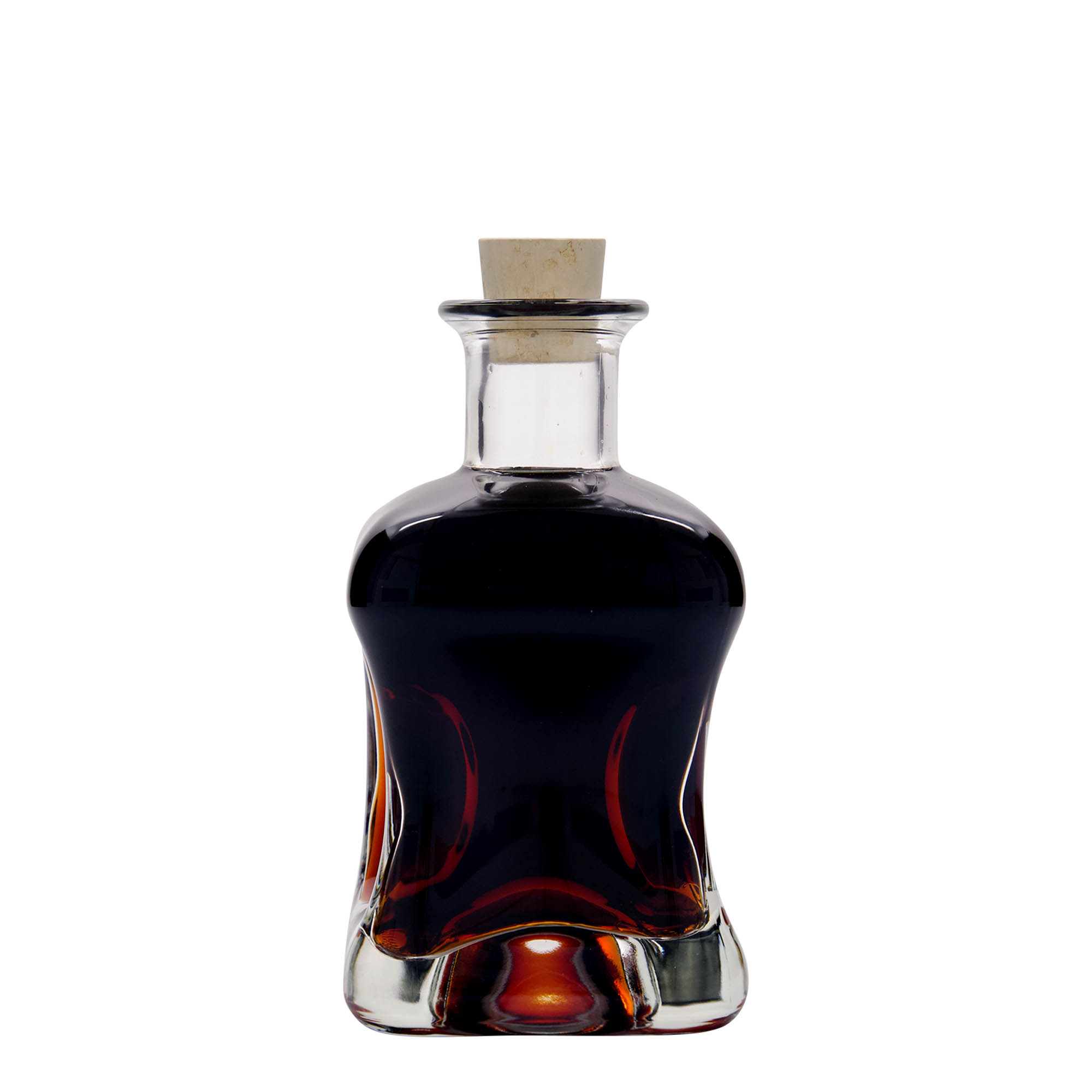 350 ml klaaspudel 'Dublin', ruudukujuline, suuava: kork