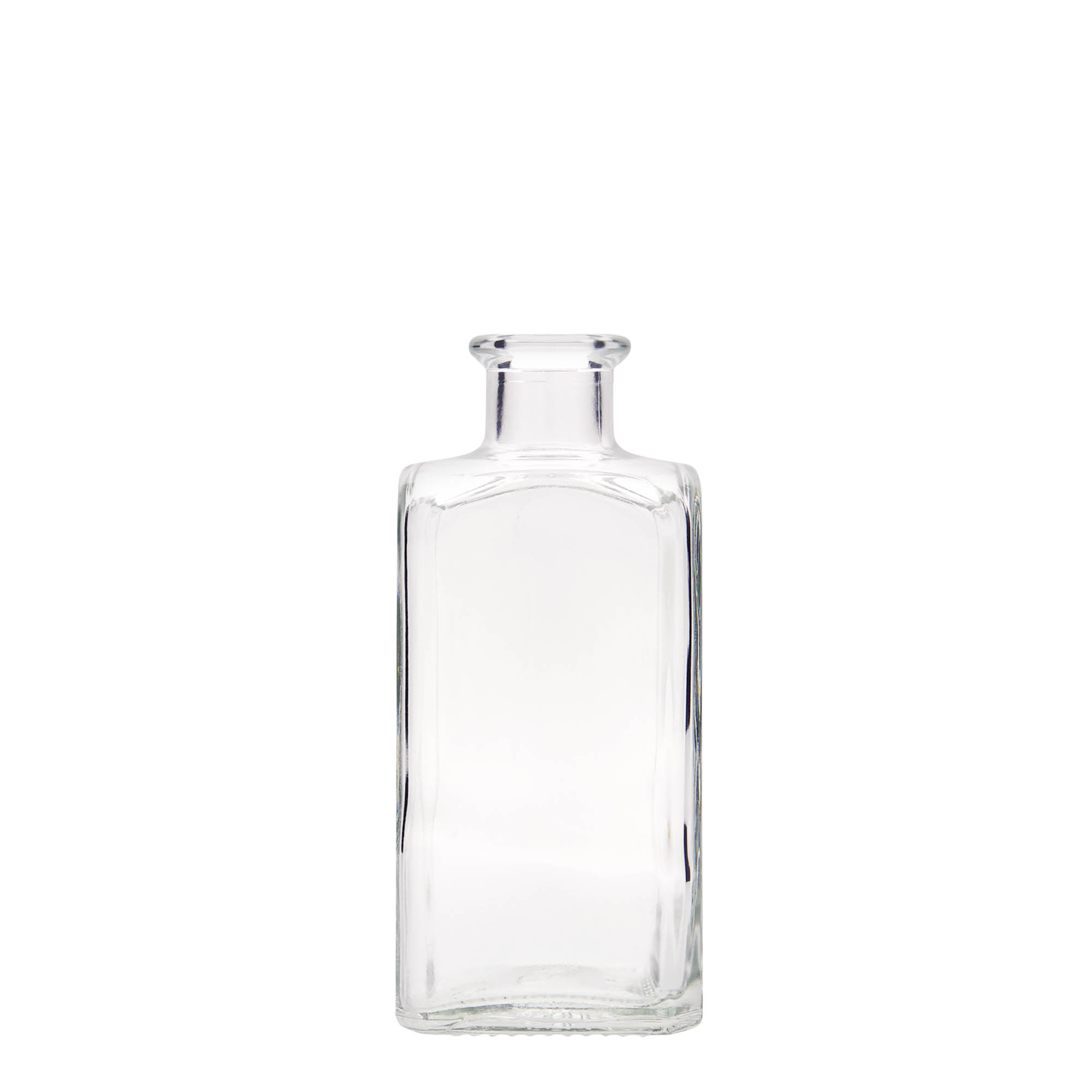 250 ml klaaspudel Apotheker Carré, ruudukujuline, ava: kork 250 ml klaaspudel Apotheker Carré, ruudukujuline, ava: kork