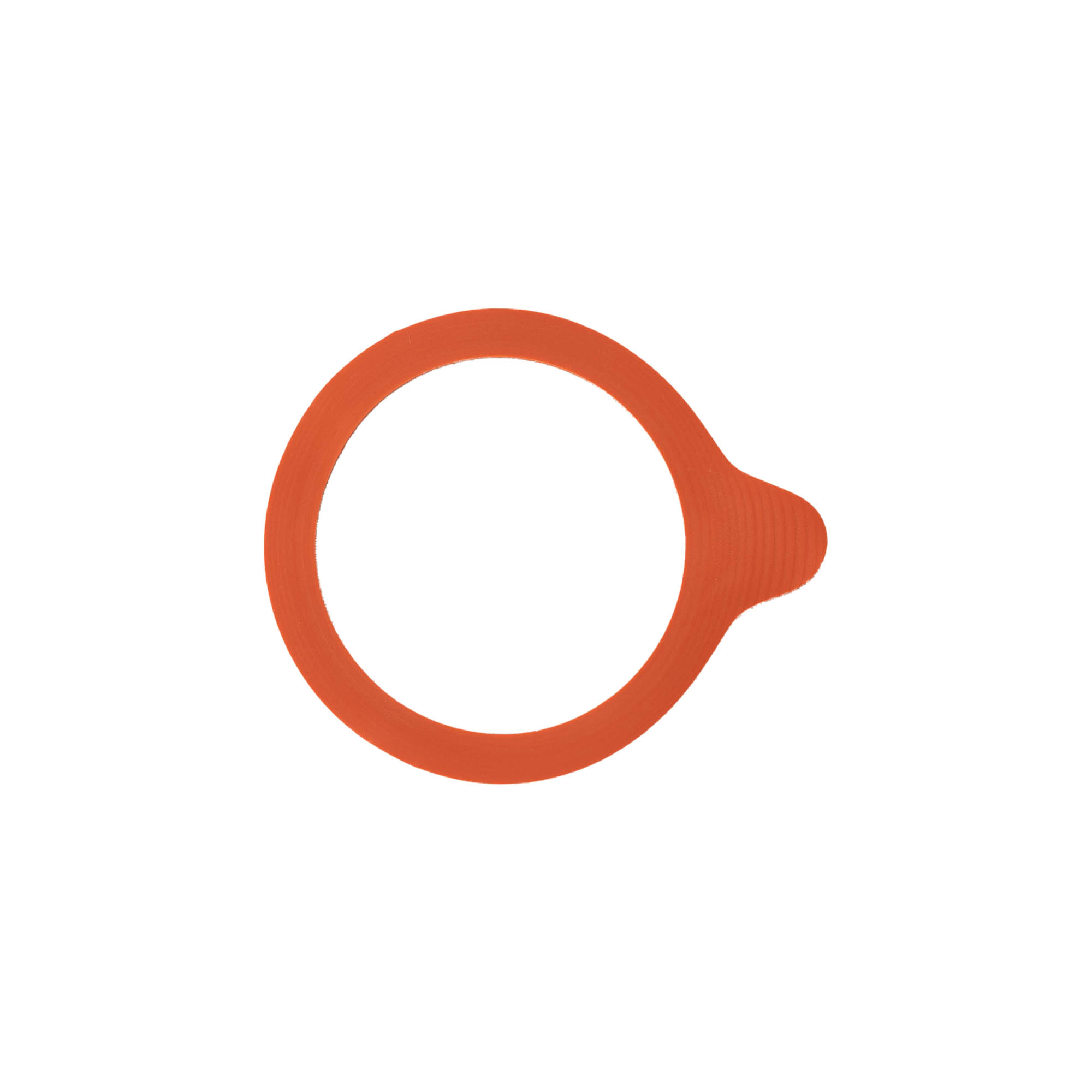 WECK-konserveerimissõrmus RR60 #, punane, suu: ümar serv