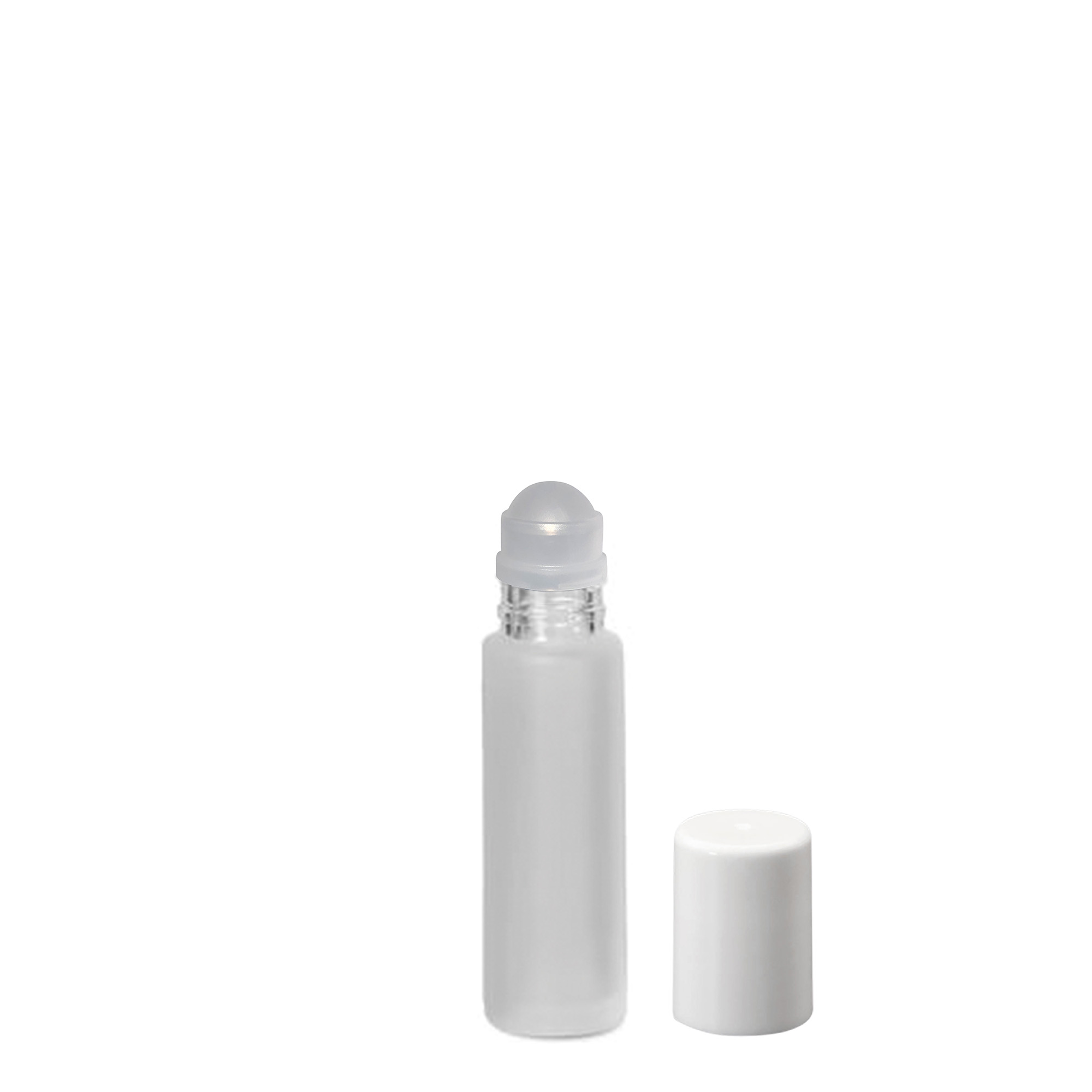 10 ml rullpudel, klaas, jäätunud, suu: keeratava korgiga 10 ml rullpudel, klaas, jäätunud, suu: keeratava korgiga