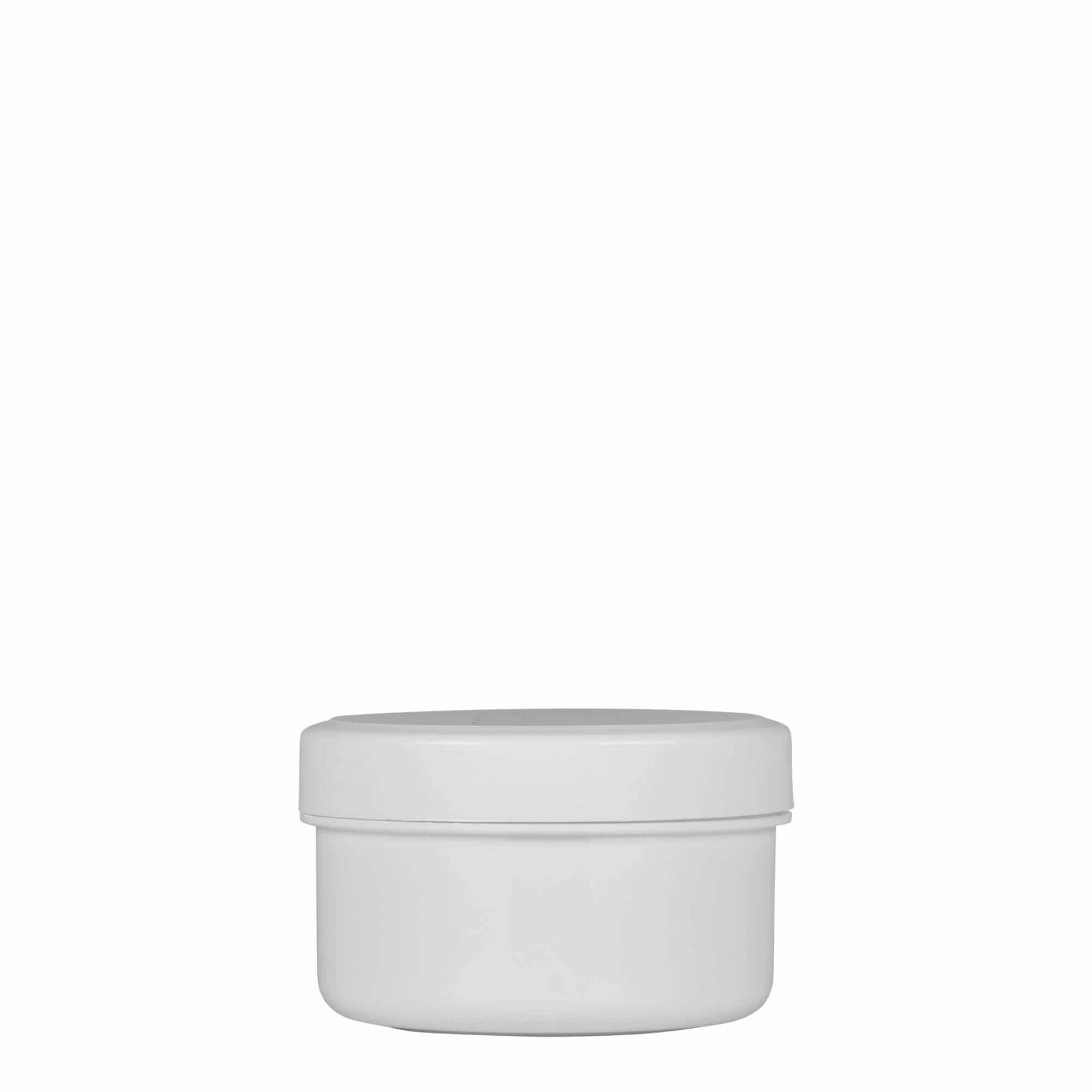60 ml plasttoos 'White Line', PP, valge, sulgur: keeratav kaas