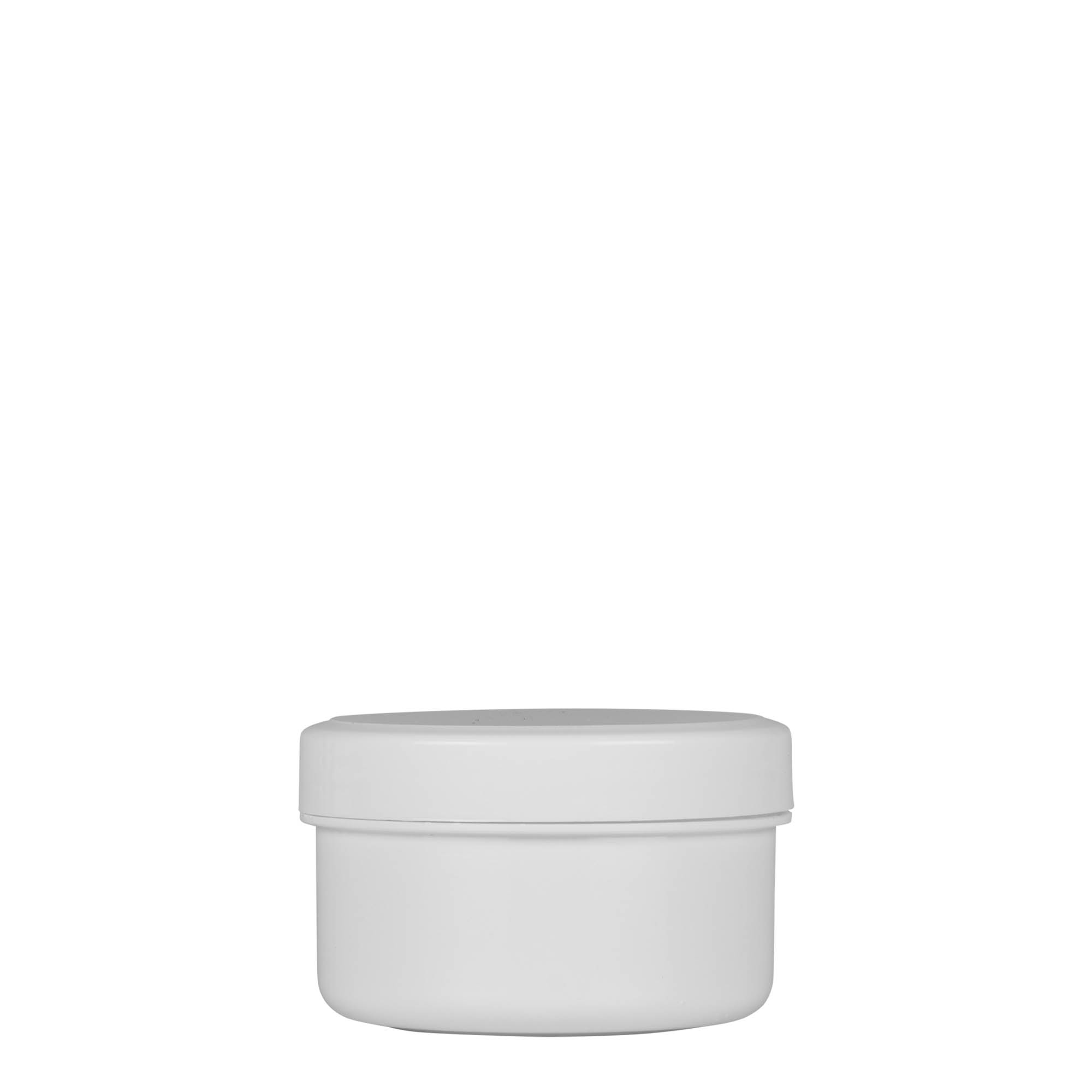60 ml plasttops 'White Line', PP, valge, suu: kruvikork 60 ml plasttops 'White Line', PP, valge, suu: kruvikork