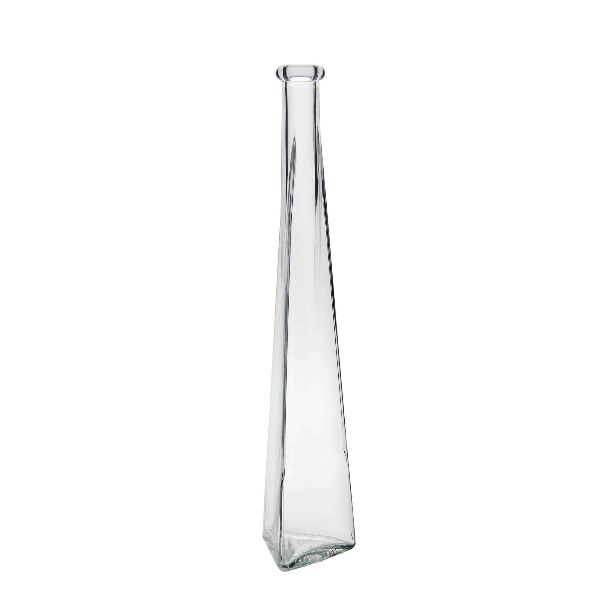 200 ml klaaspudel 'Dama Triangolore', kolmekandiline, sulgur: kork