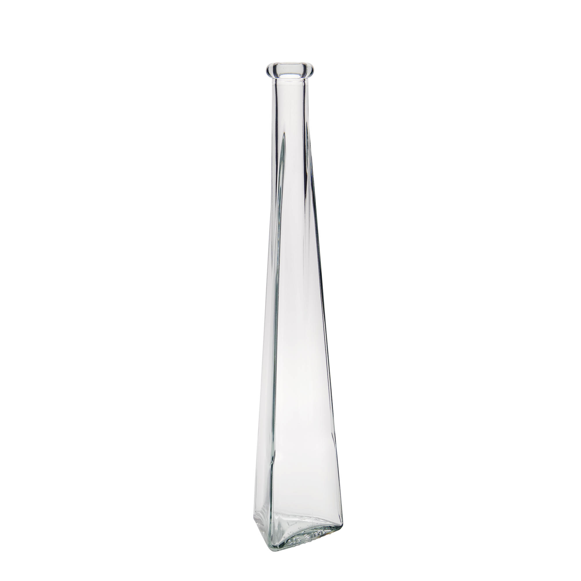 200 ml klaaspudel 'Dama Triangolore', kolmekandiline, sulgur: kork