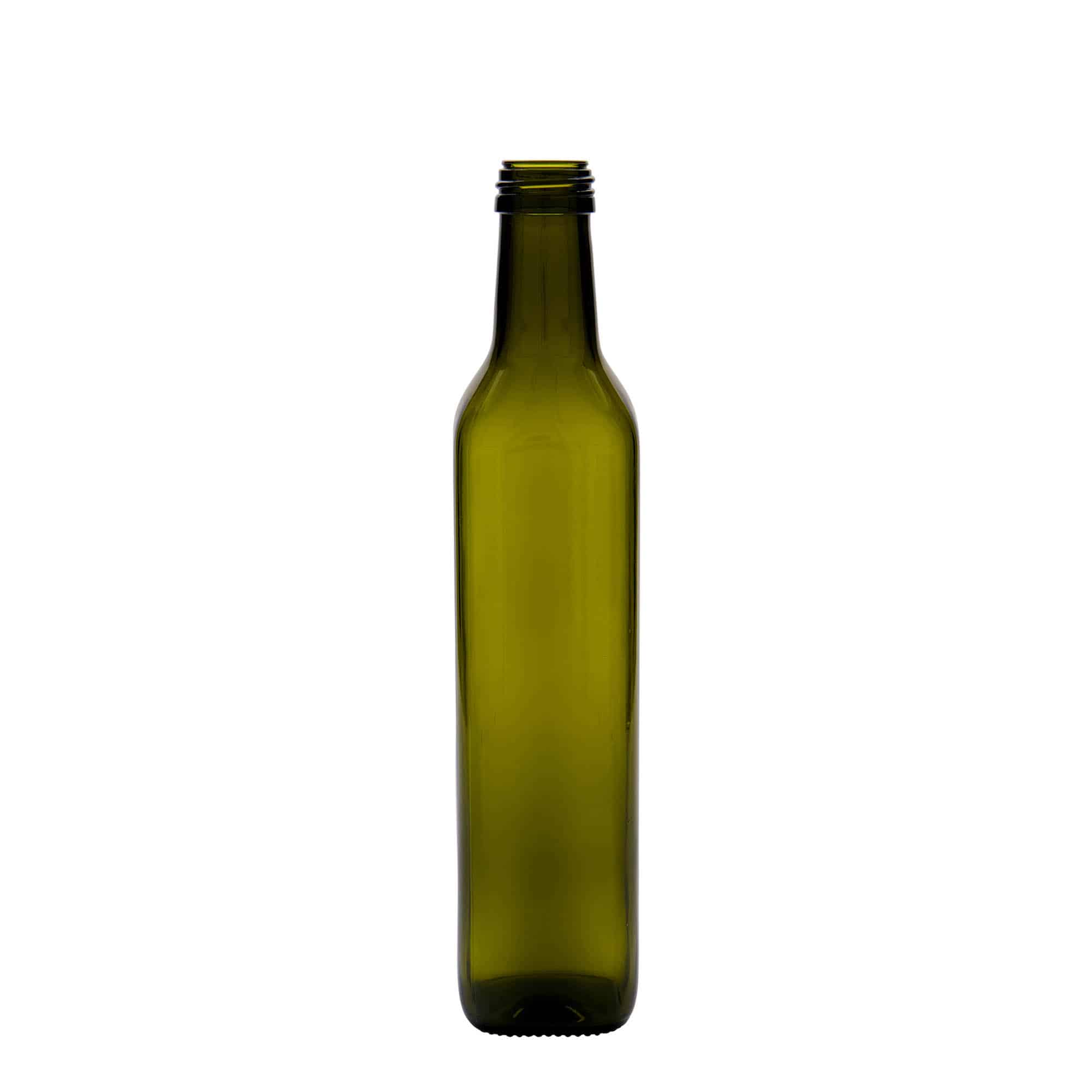 500 ml klaaspudel 'Marasca', ruudukujuline, antiikroheline, sulgur: PP 31,5 500 ml klaaspudel 'Marasca', ruudukujuline, antiikroheline, sulgur: PP 31,5