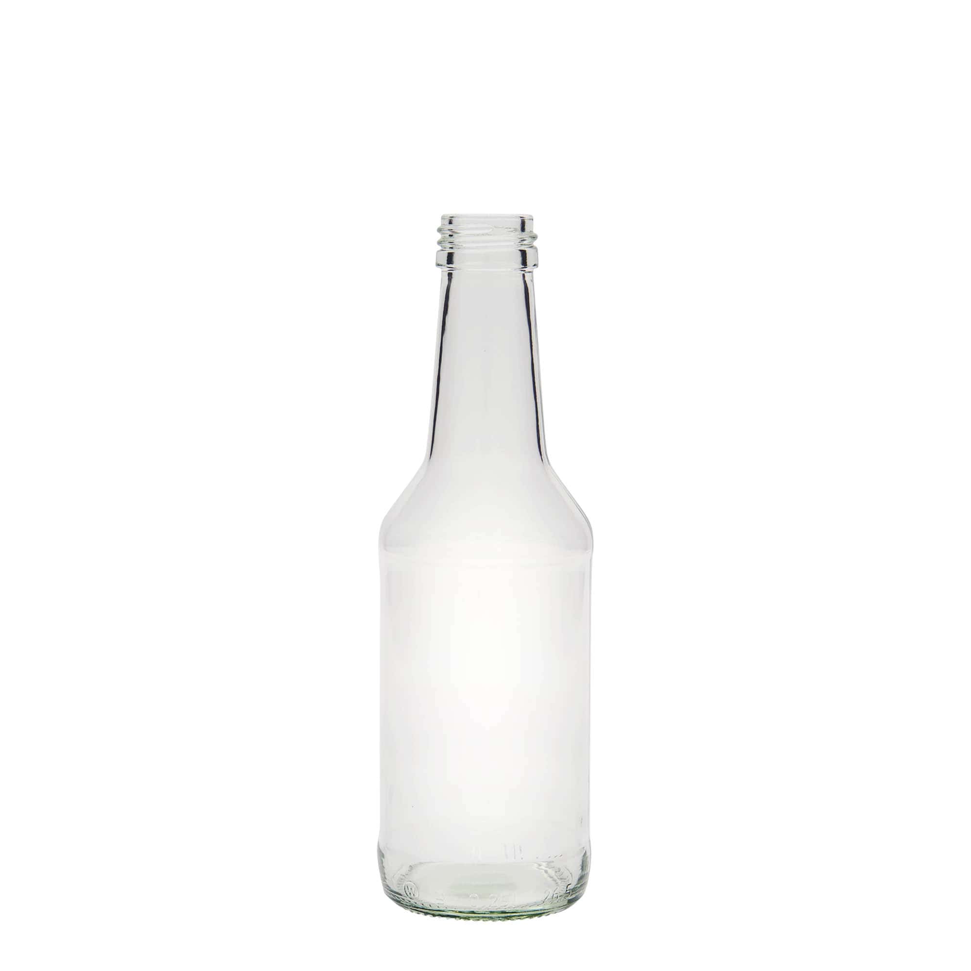 250 ml klaaspudel 'Nils', suuava: PP 28