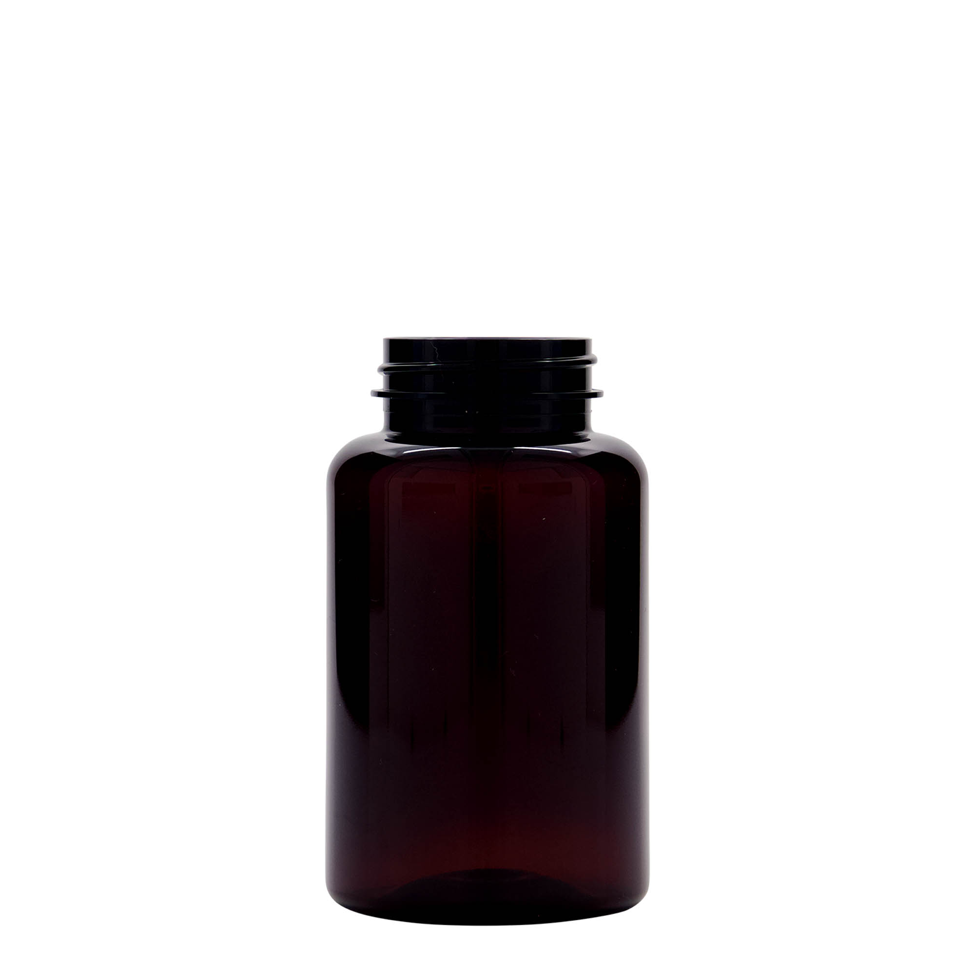 250 ml PET-pakk, plastik, pruun, suu: 45/400
