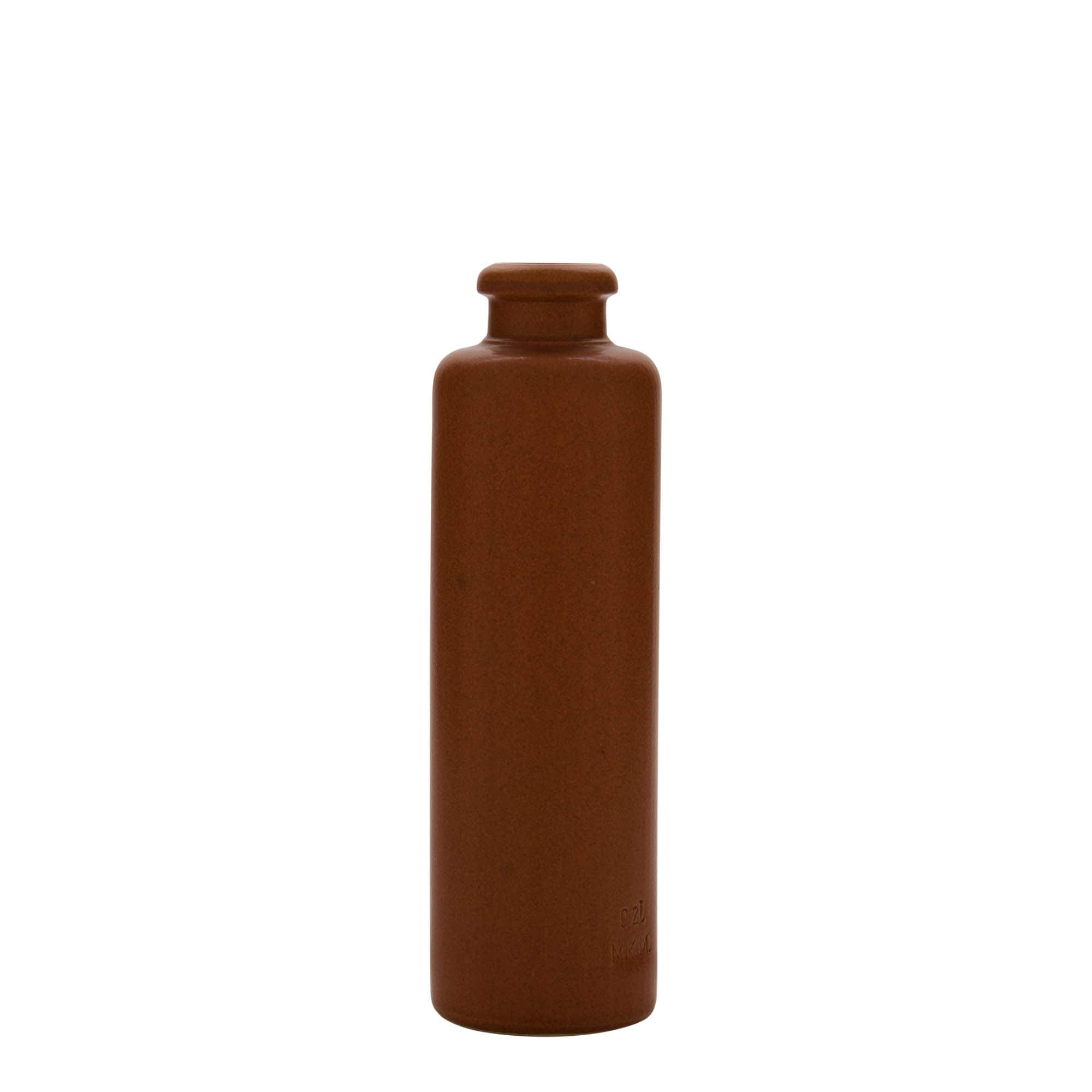 200 ml savitops, keraamiline, punakaspruun, suuava: kork