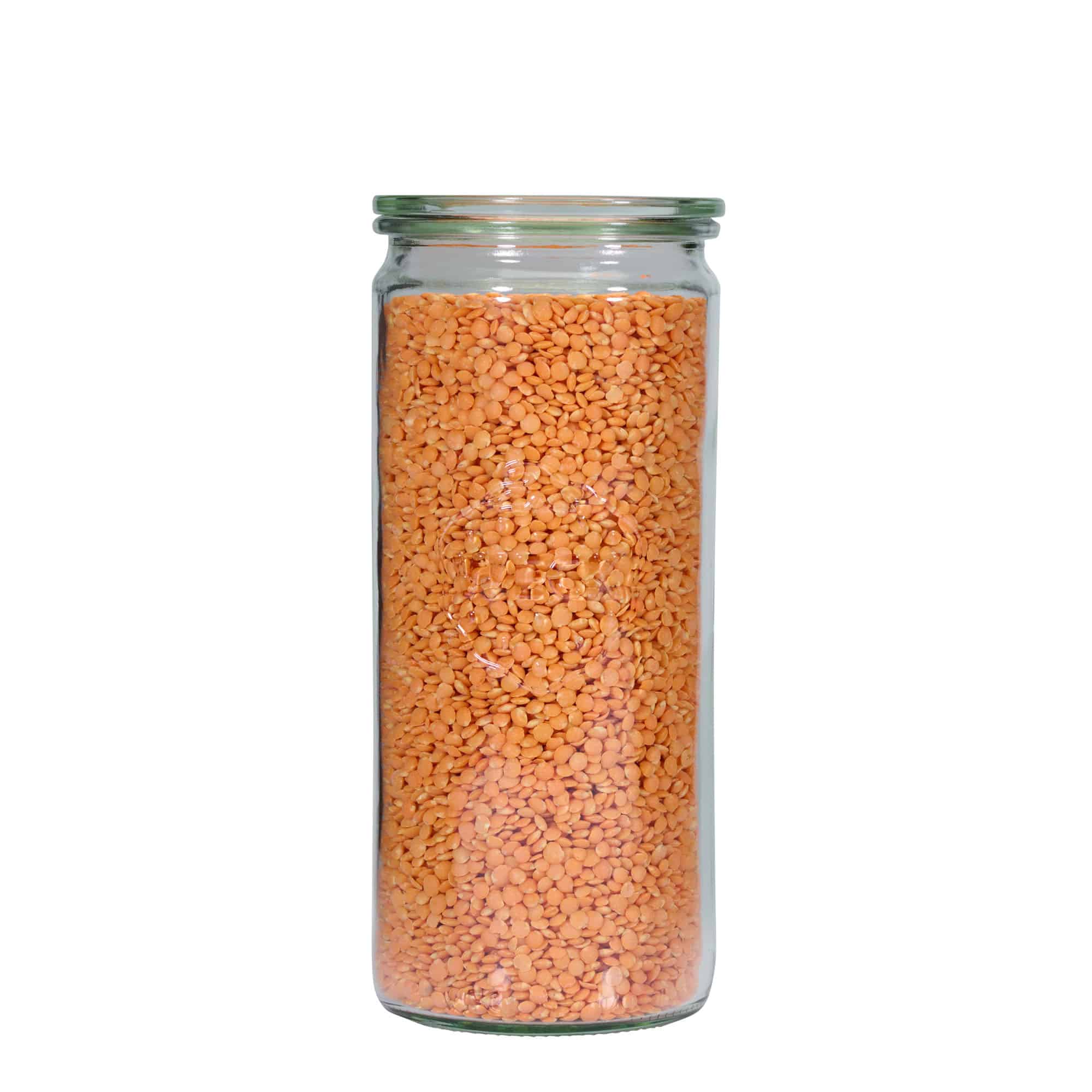 1,040 ml WECK-silindriklaas, suu: ümar serv