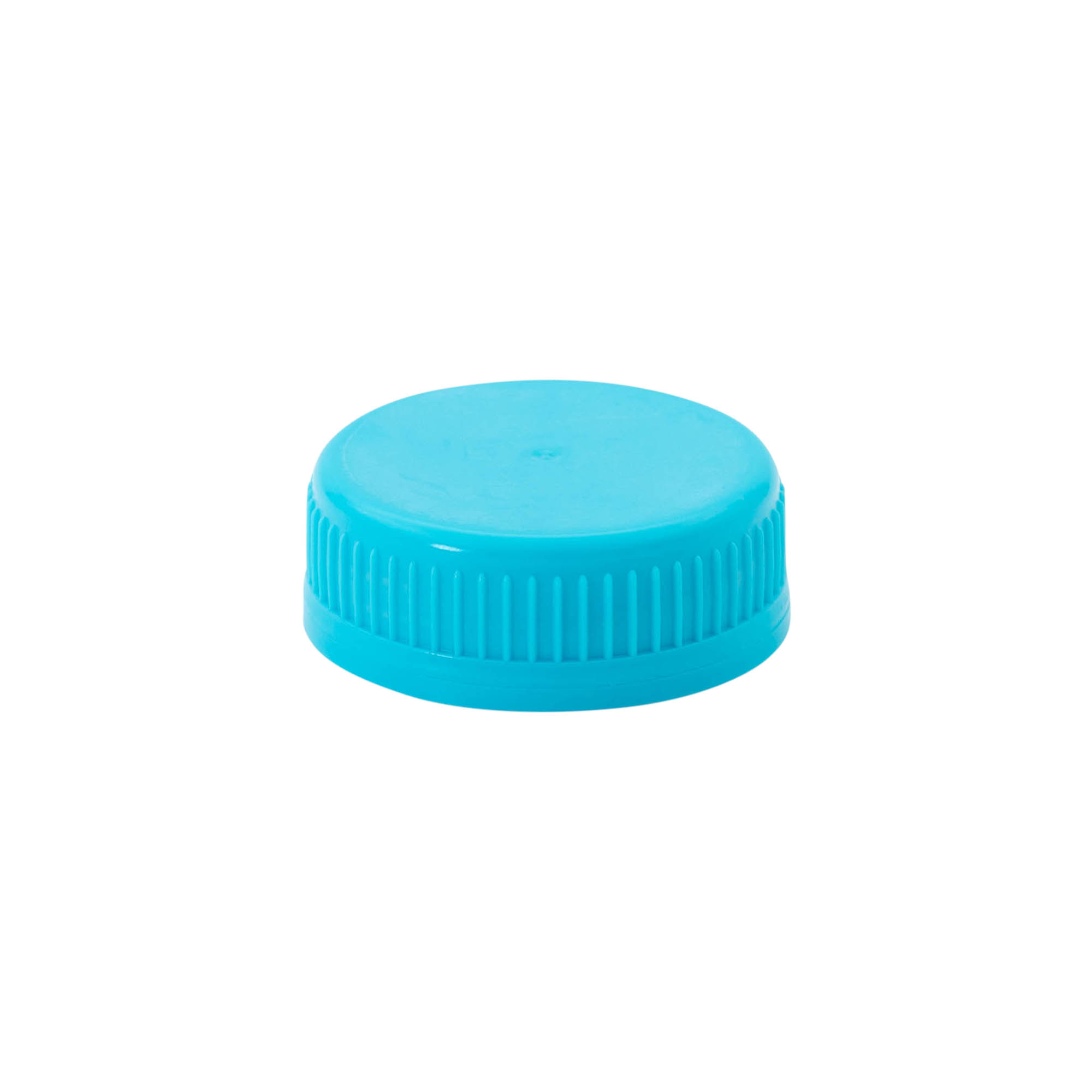 Kruvikork 40 mm, PE-plast, helesinine