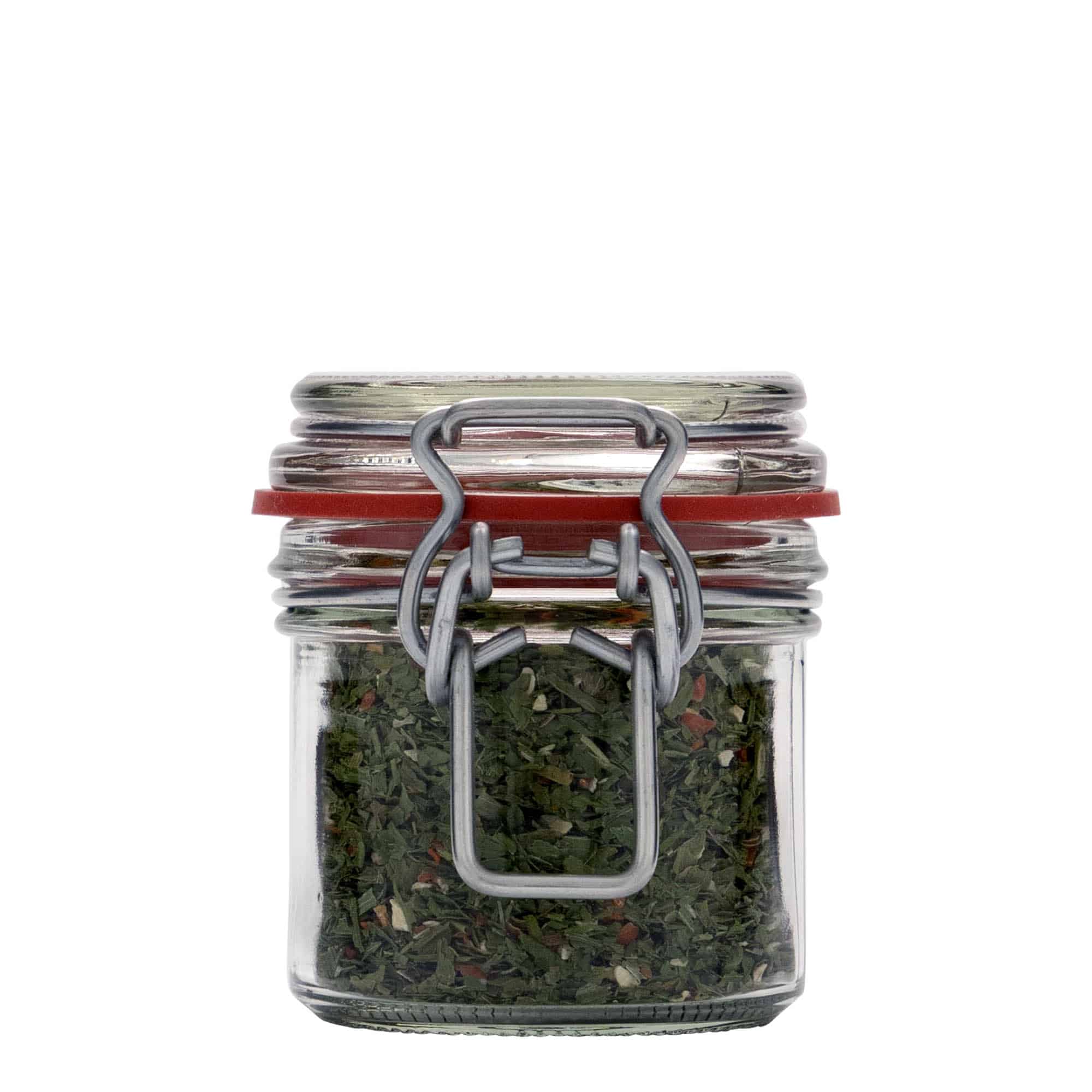 125 ml traadiklambri klaaspurk, suu: traadiklambri sulgur