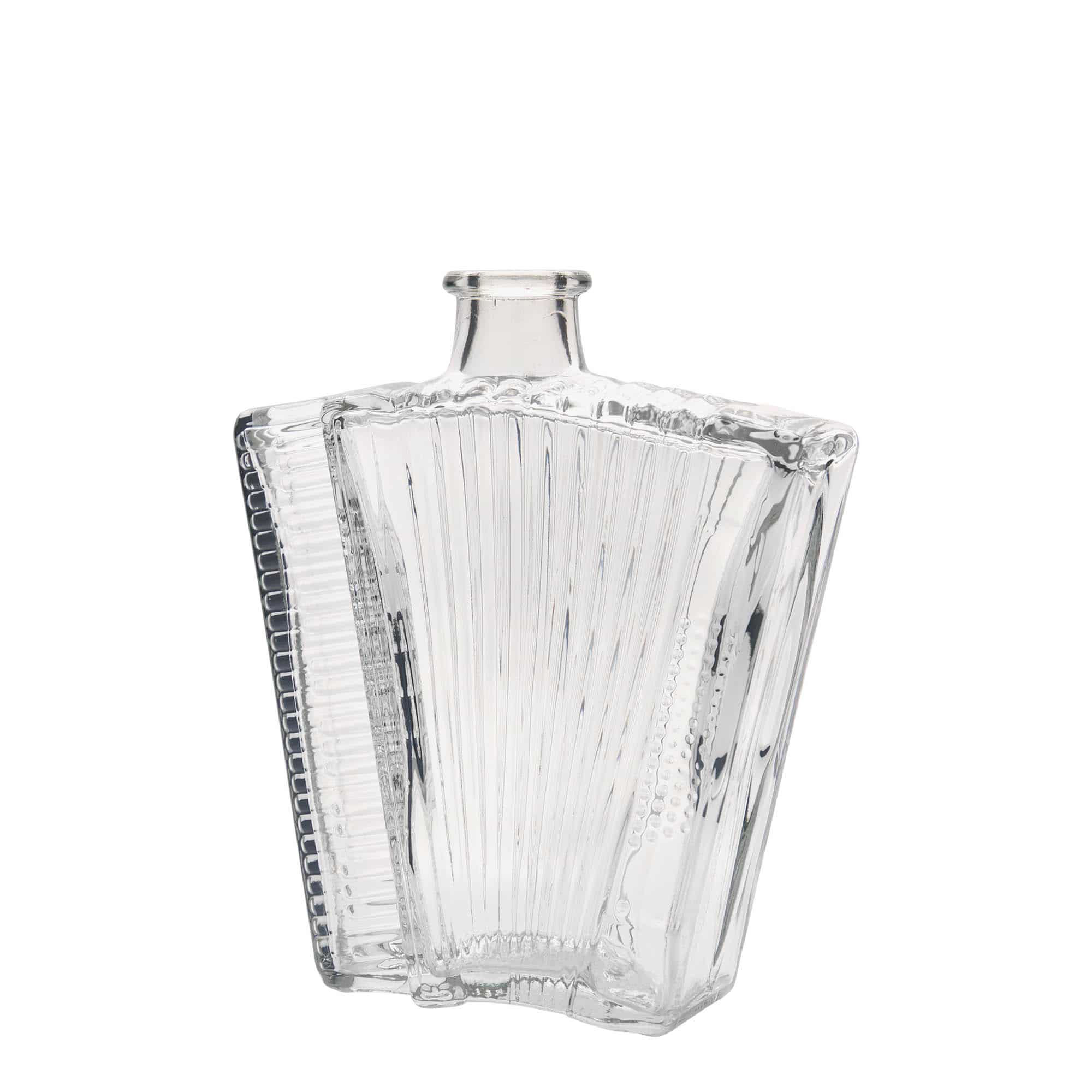 500 ml klaaspudel 'Akordion', sulgur: kork
