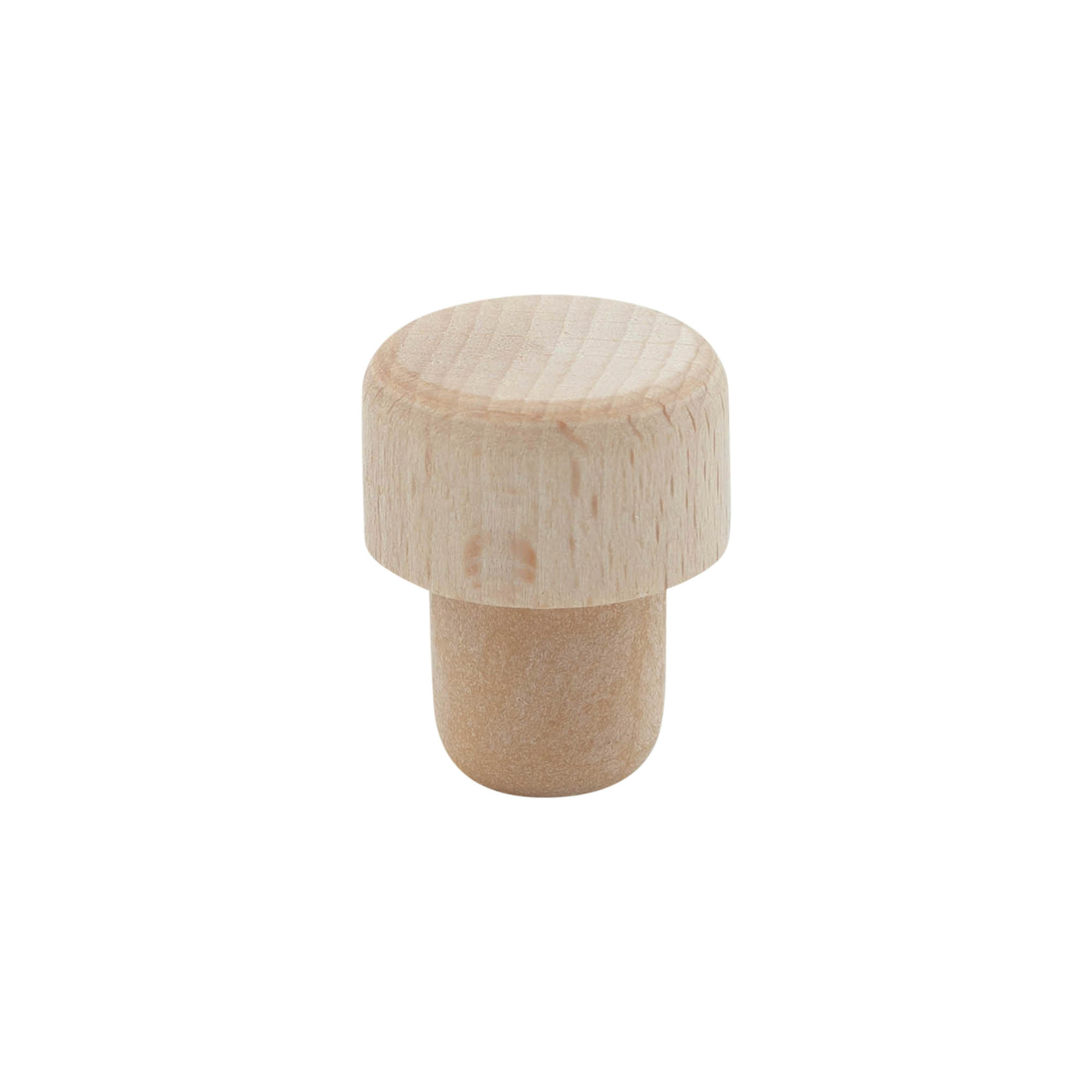 Korgikäepide mõõtesuu 19 mm, puit/plast, beež, suuava jaoks: kork Korgikäepide mõõtesuu 19 mm, puit/plast, beež, suuava jaoks: kork
