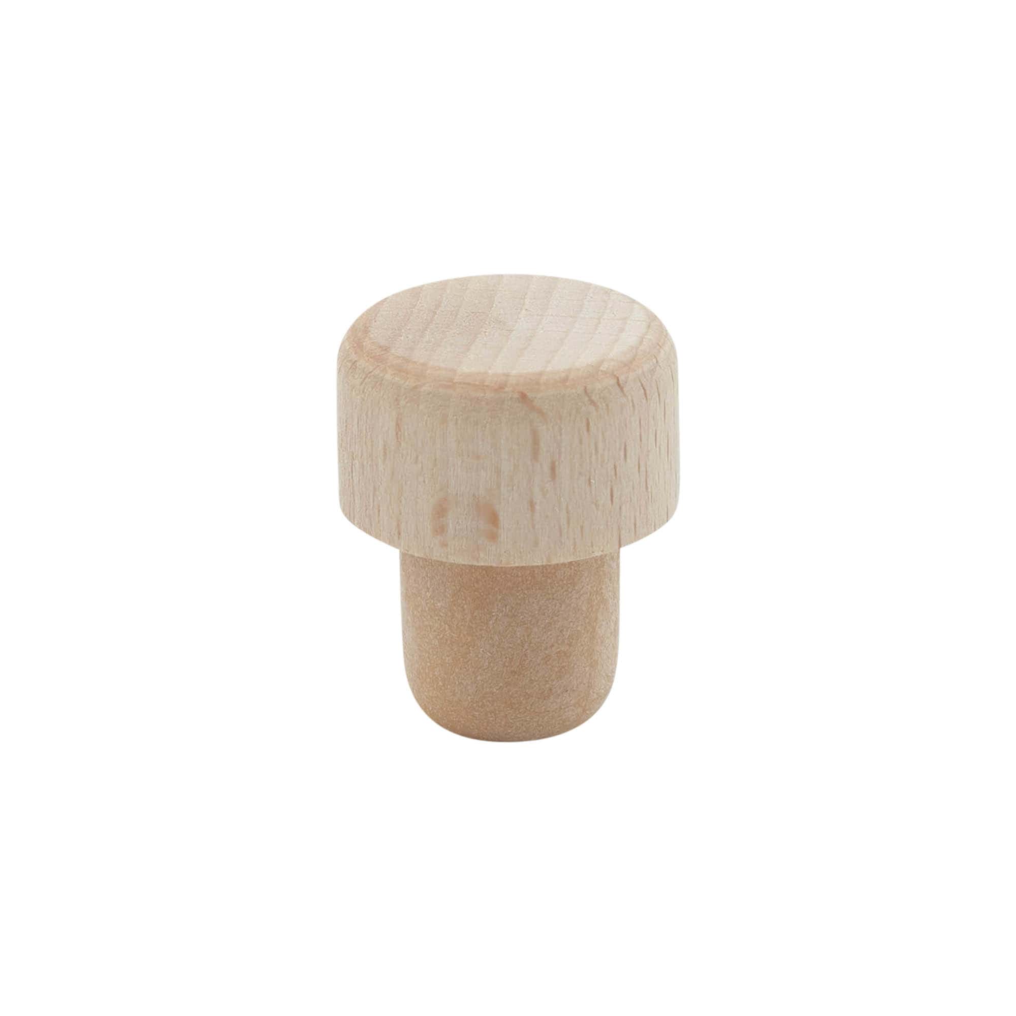 Korgikäepide mõõtesuu 19 mm, puit/plast, beež, sobib avale: kork