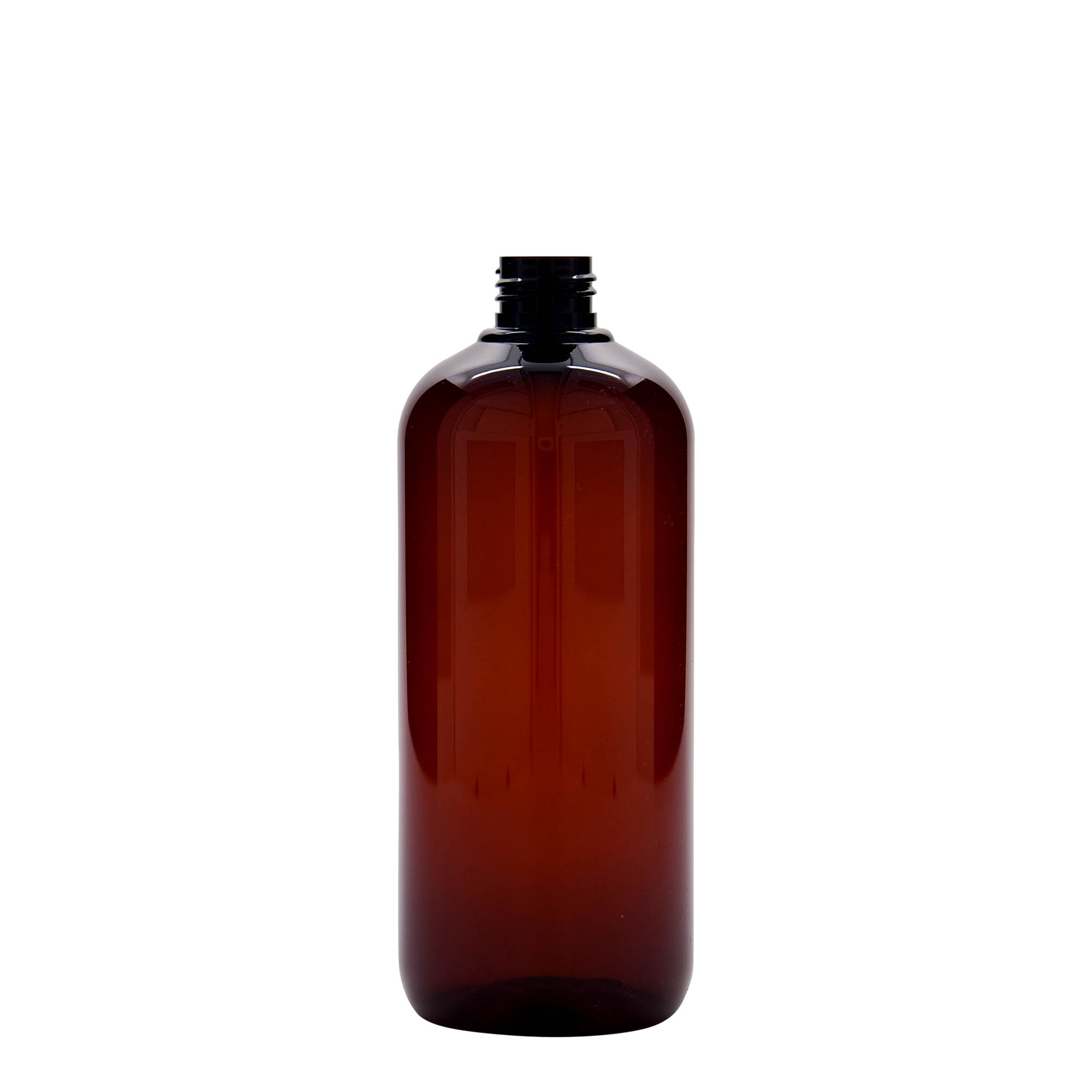 500 ml taaskasutusplastist pudel 'Victor's Best', PCR, pruun, suuava: 24/410