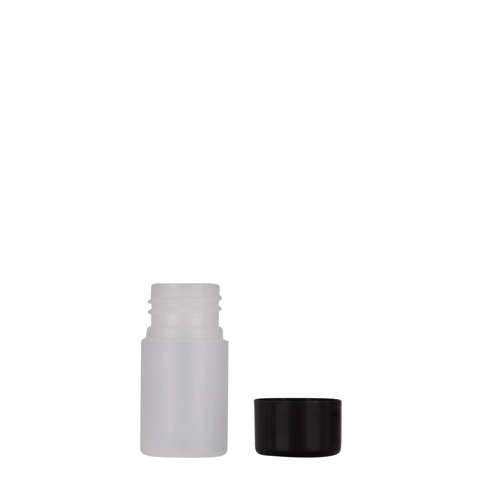 15 ml plastpudel 'Tuffy', HDPE, naturaalne, suu: 24/410