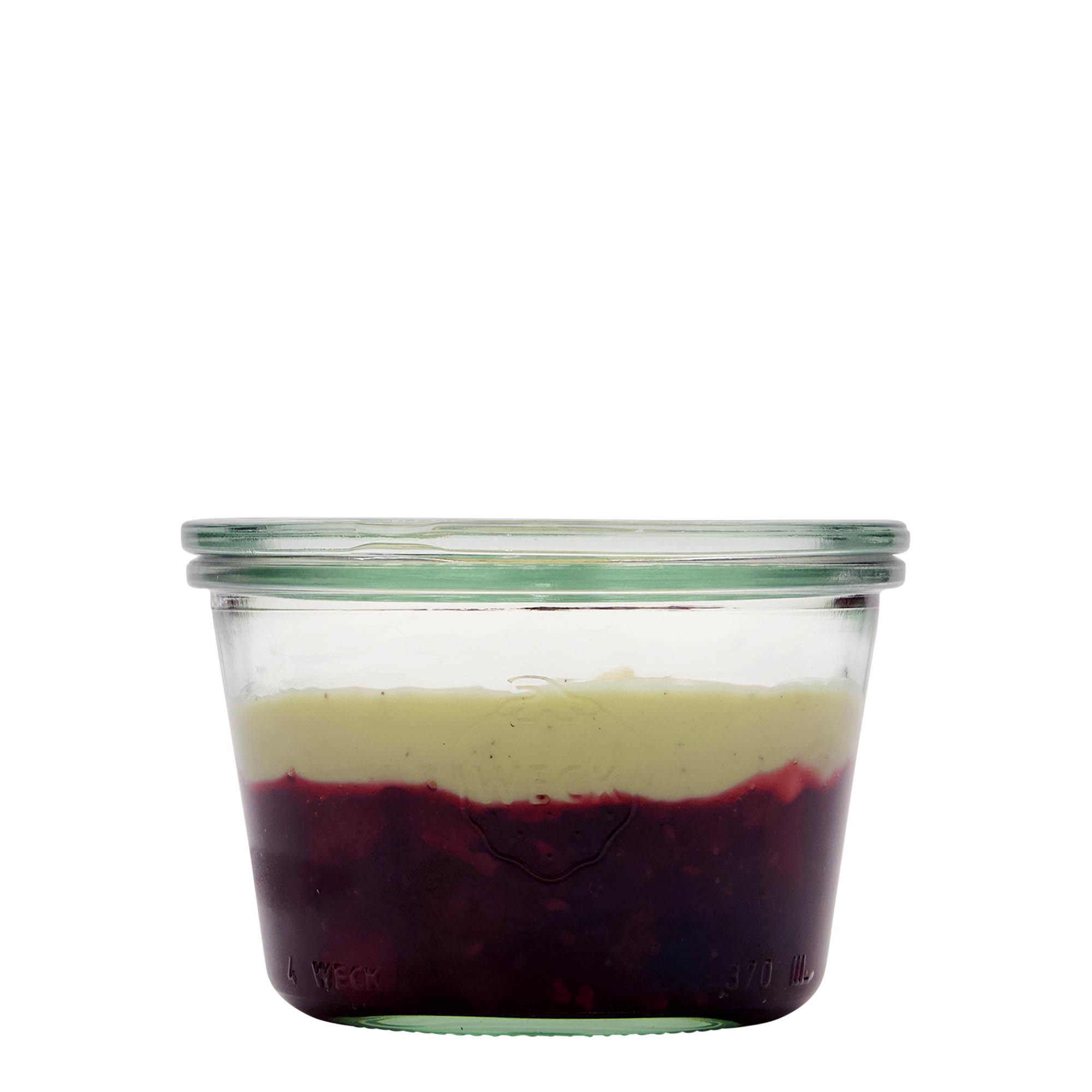 370 ml WECK-klaaspurk, suu: ümaräär